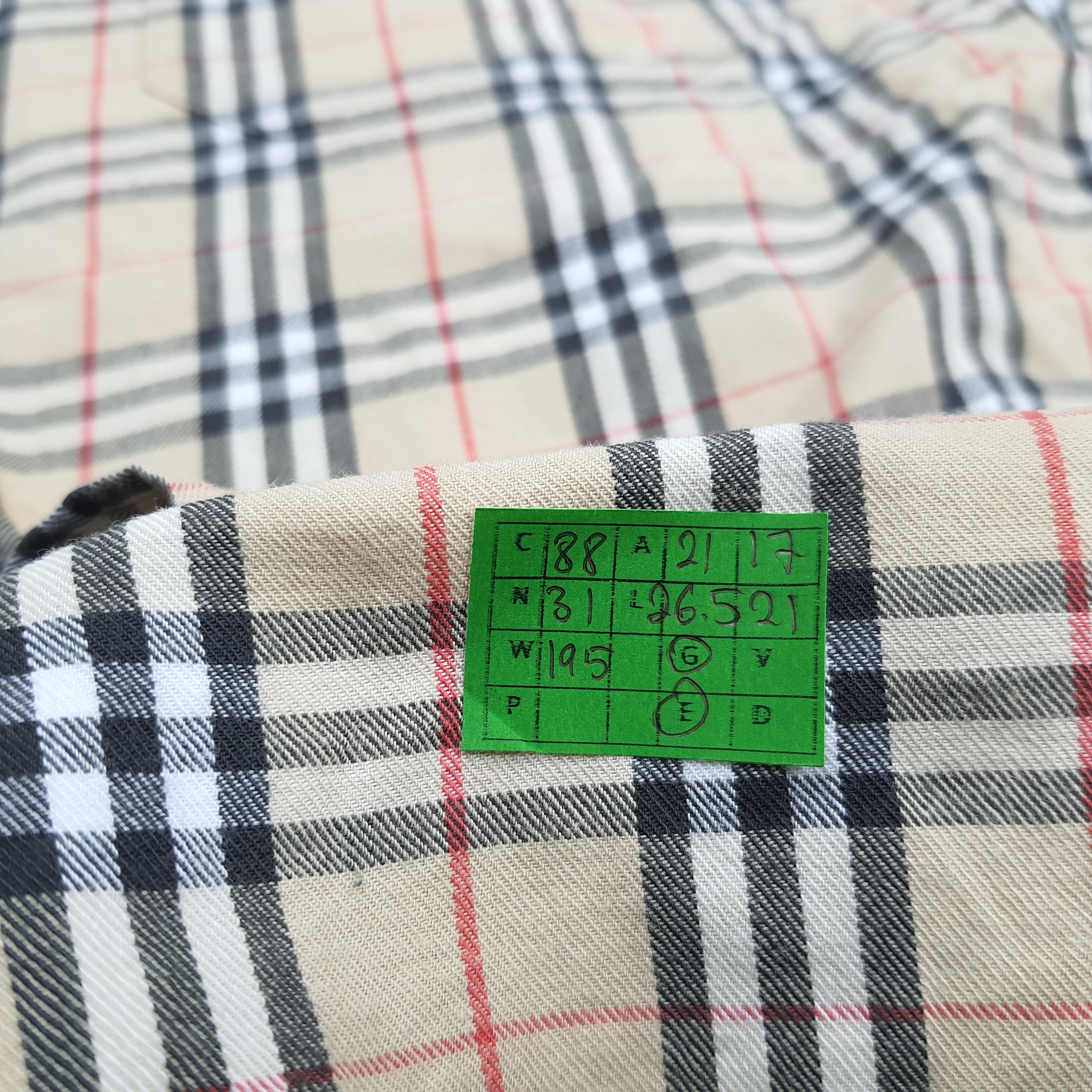 Burberry × Vintage Vintage Burberry Nova Check Button Up Shirt Size US M / EU 48-50 / 2 - 6 Thumbnail