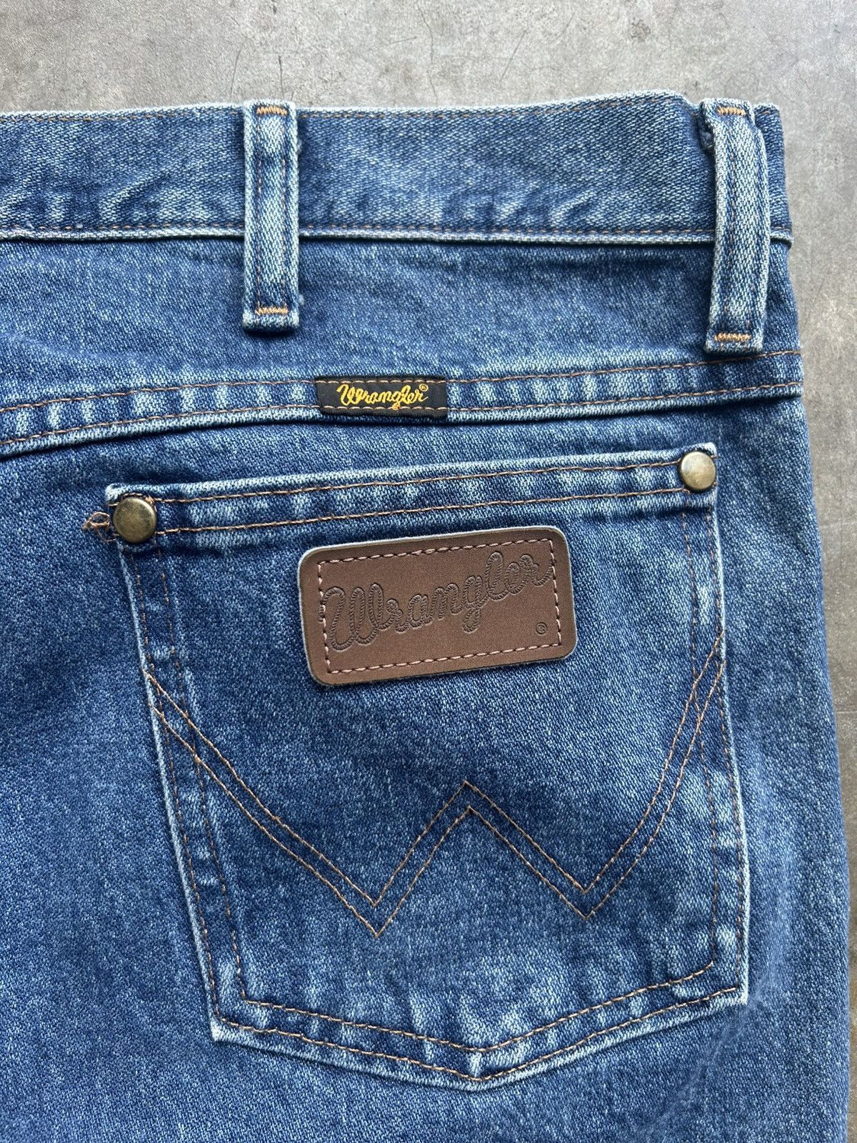Carhartt × Levi's × Wrangler Vintage 90s/Y2K Wrangler Blue Jeans Size US 34 / EU 50 - 3 Thumbnail