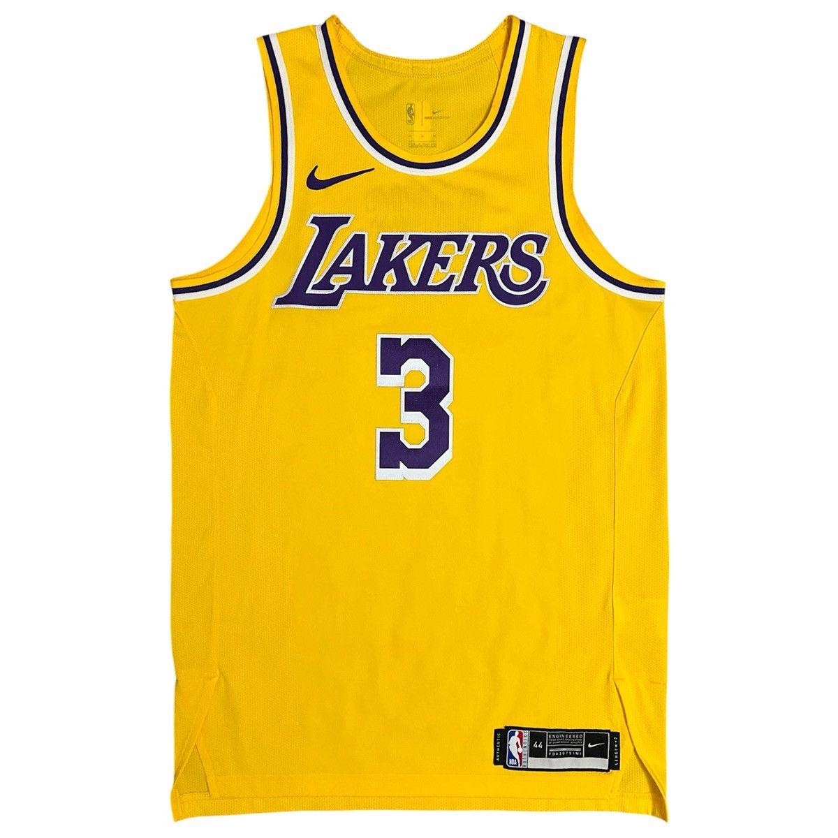 Nike 2020 Authentic Anthony Davis Los Angeles Lakers Jersey Size US M / EU 48-50 / 2 - 2 Thumbnail