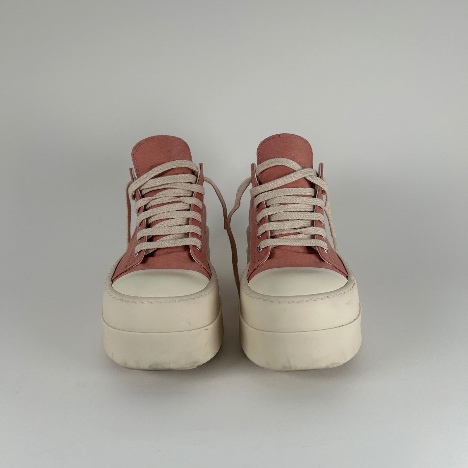 Rick Owens Rick Owens Pink Double Bumper Ramones Low Top Size 41 Size US 8 / EU 41 - 2 Thumbnail