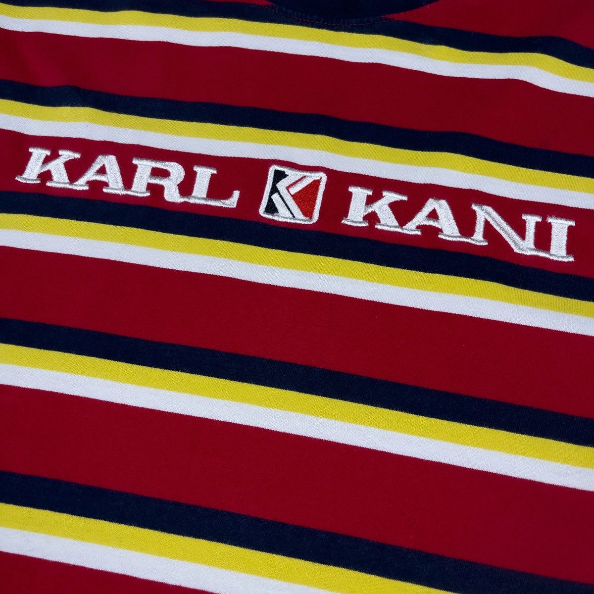 Karl Kani Karl Kani Retro Stripe Embroidery Logo T-Shirt Size US L / EU 52-54 / 3 - 4 Thumbnail
