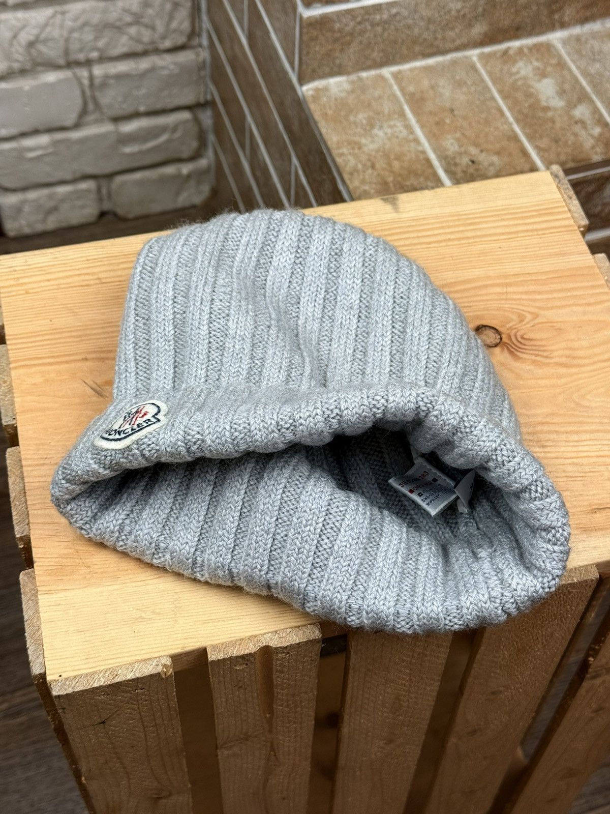 Moncler Moncler Wool Beanie Hat Size ONE SIZE - 10 Thumbnail