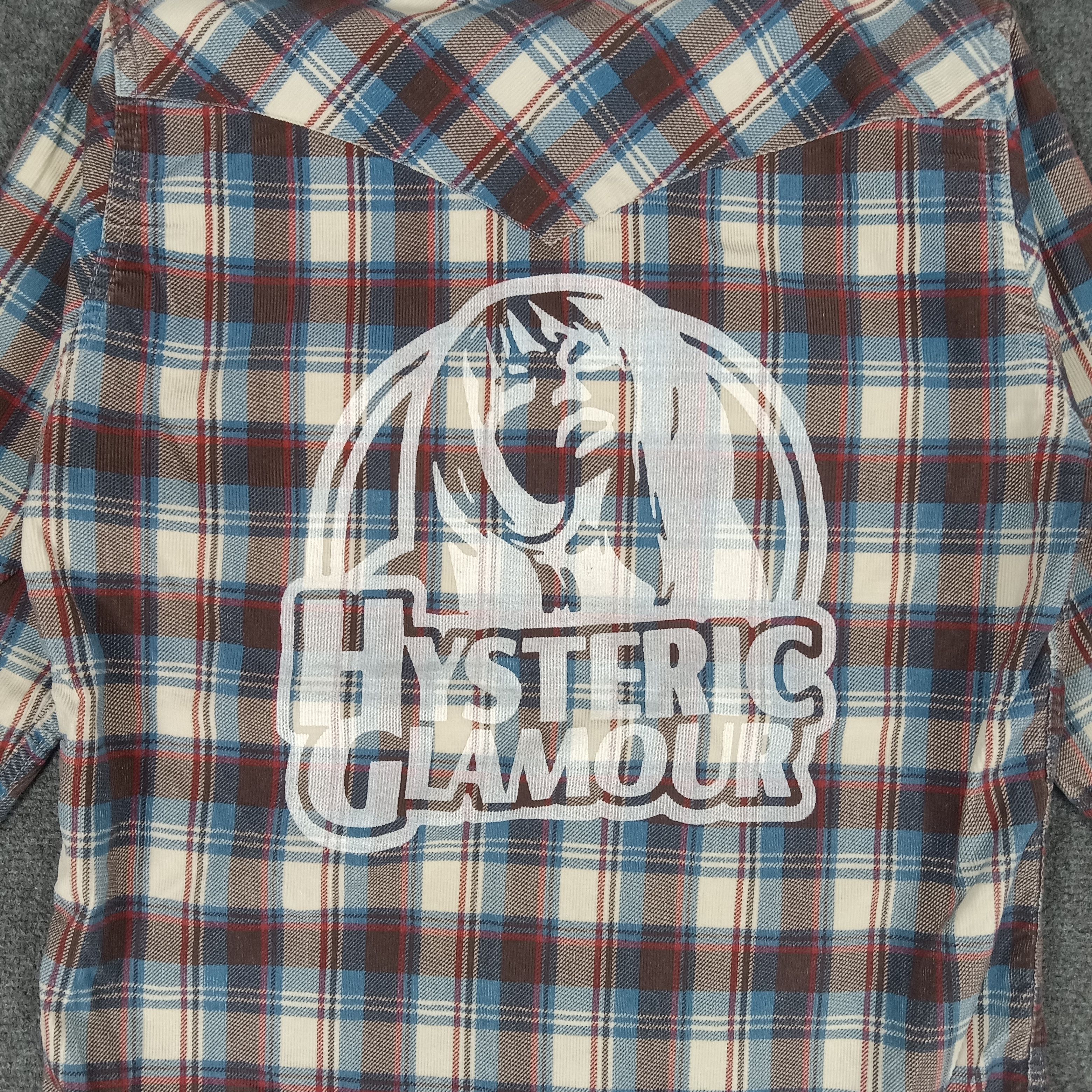 Hysteric Glamour × Japanese Brand × Vintage Hysteric Glamour Japanese Brand Flannel Shirt Size US M / EU 48-50 / 2 - 2 Thumbnail