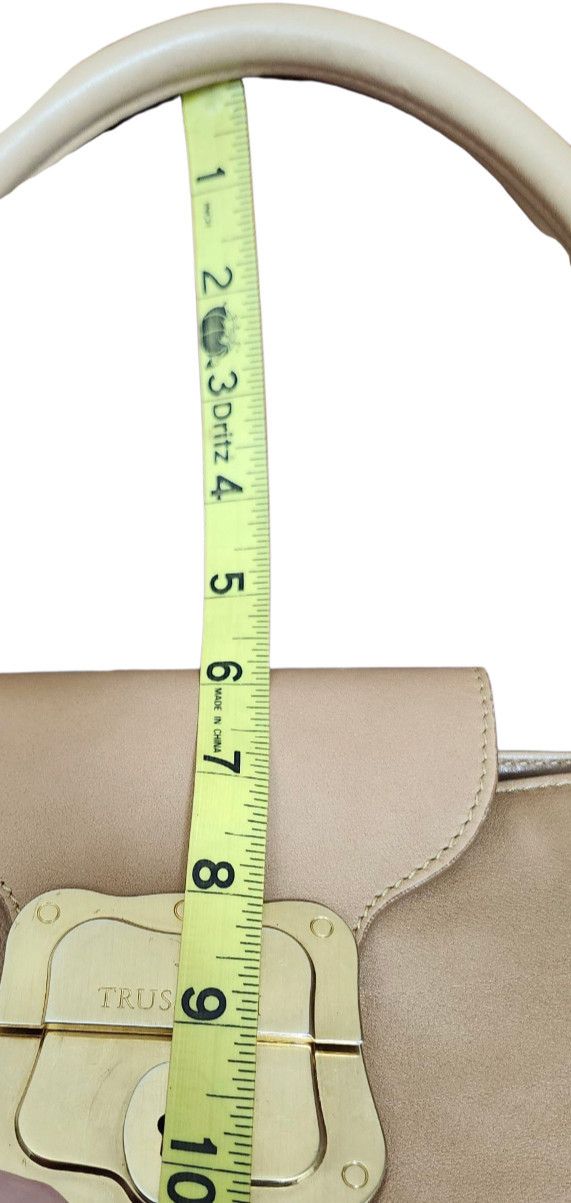 Trussardi TRUSSARDI Baguette Clip Shopper Shoulder Push Lock Handbag Size ONE SIZE - 17 Thumbnail