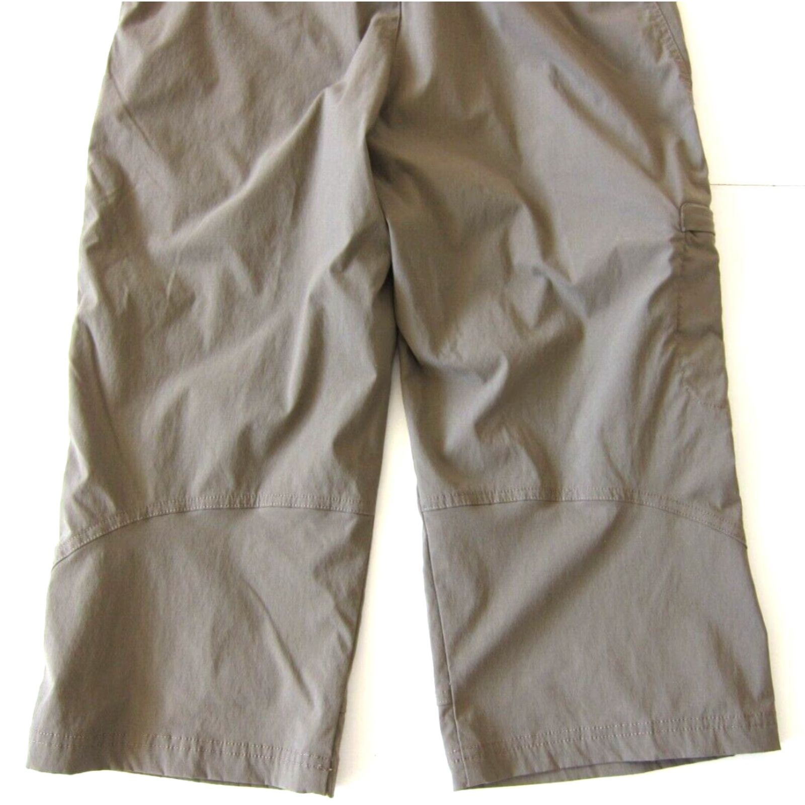 Merrell Merrell Grey Nylon Stretch Hike Travel Lightweight Pocket Cargo Crop Pant 10 Women Pants Cropped 10 Gray Hiking Accessories Size 32" / US 10 / IT 46 - 6 Thumbnail