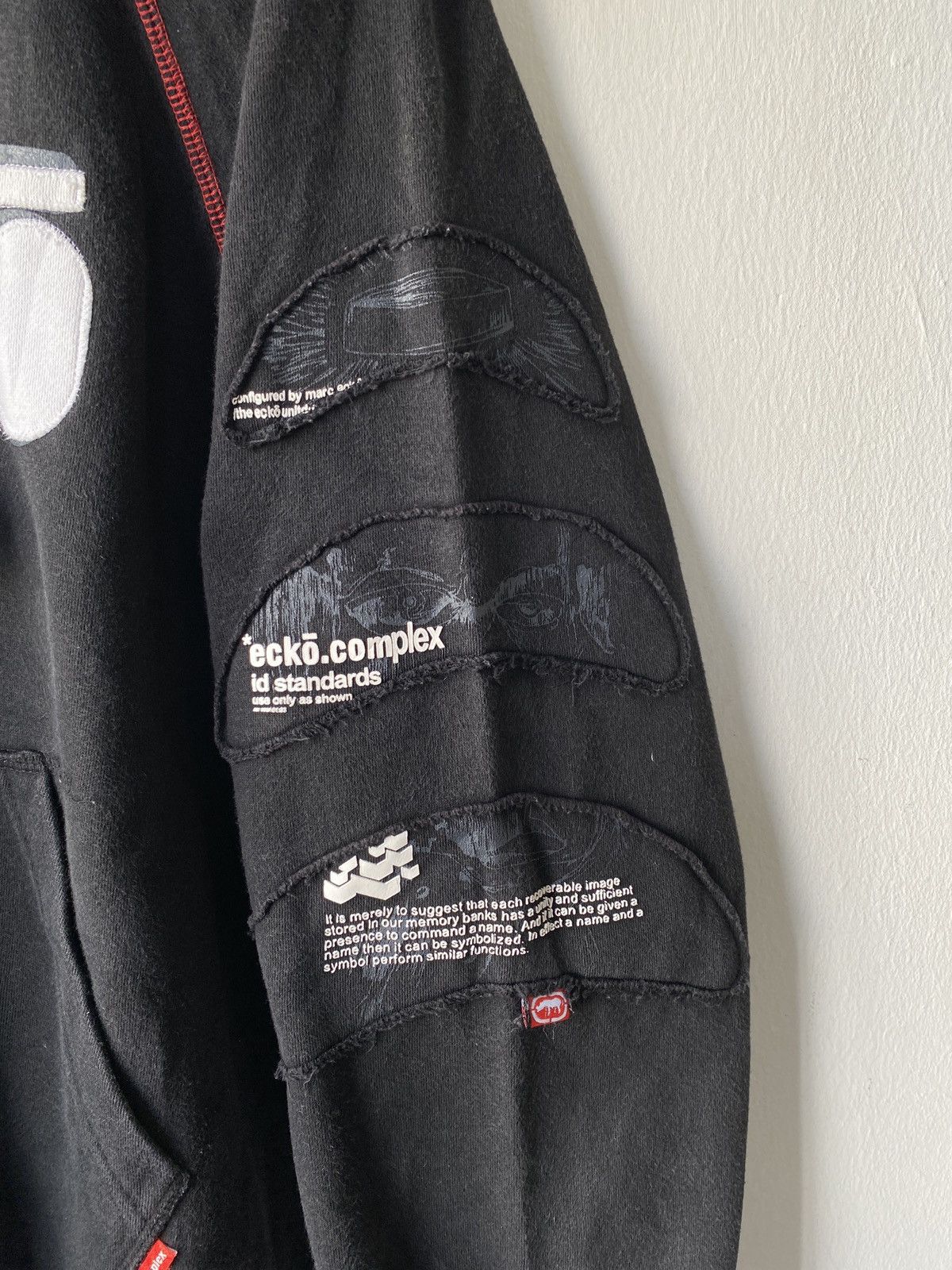 Ecko Unltd. 2000s - Ecko Unltd Complex Hoodie Faded Black Size US L / EU 52-54 / 3 - 5 Thumbnail