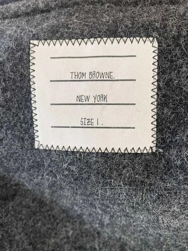 Thom Browne Thom Browne Gray Wool Women's Coat . Size S / US 4 / IT 40 - 5 Thumbnail