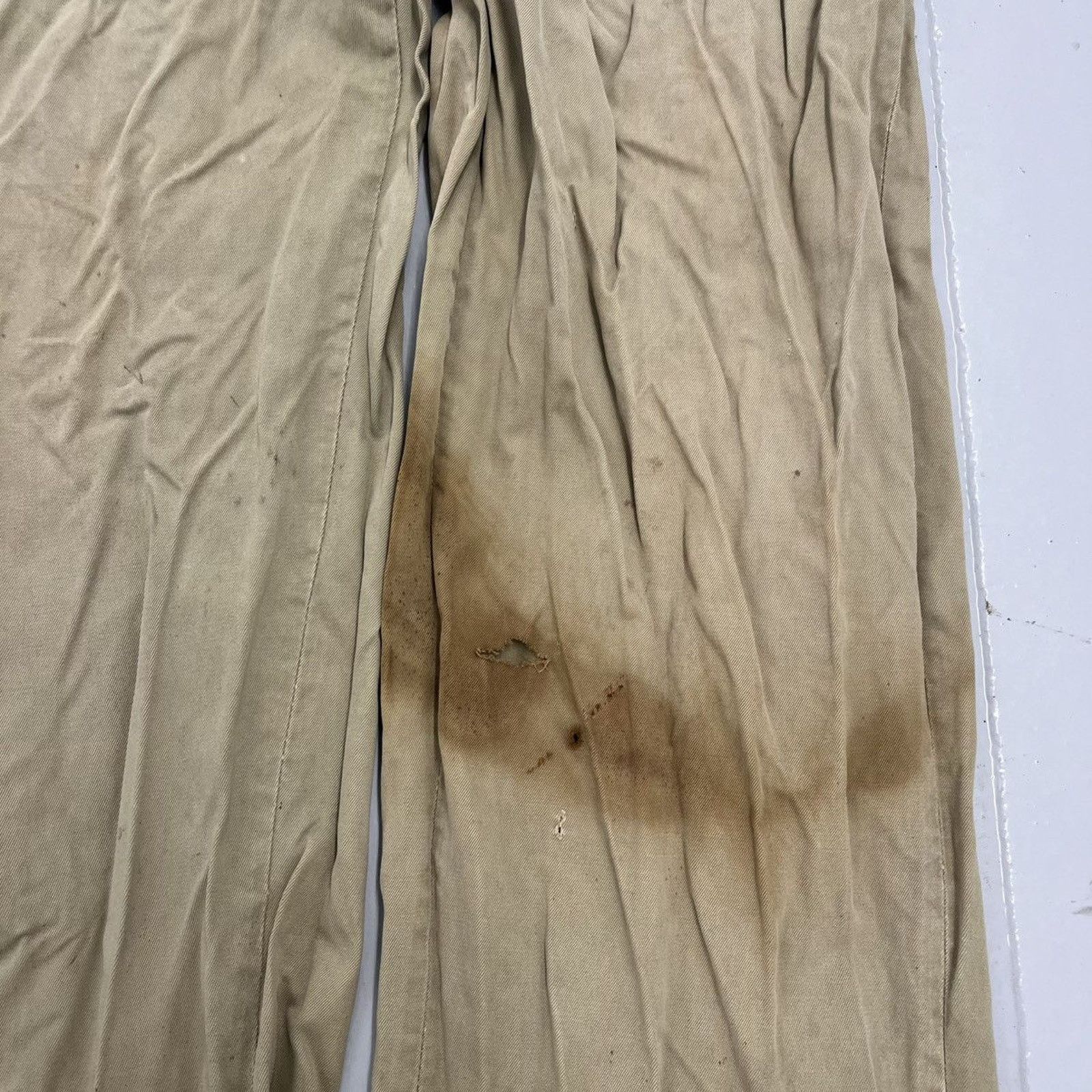 Other Vintage 50s Burlington Tan Sanforized Sail Cloth Chino 38x32 Size US 38 / EU 54 - 2 Thumbnail