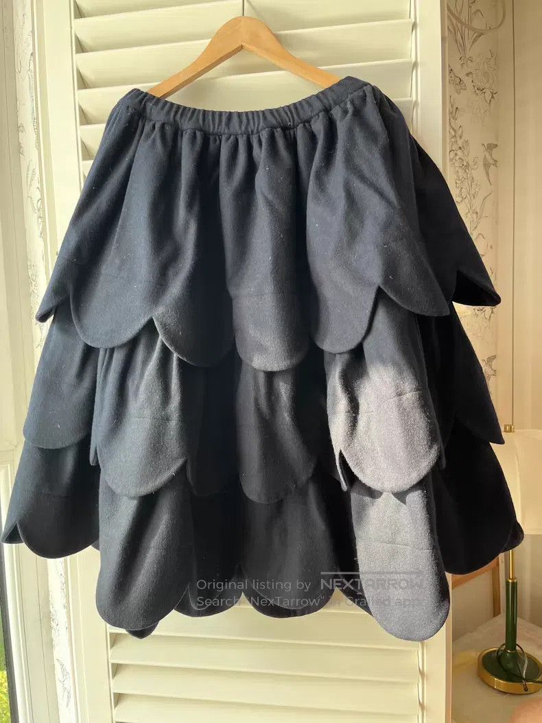 Comme des Garcons Comme Des Garcons size S Ruffle Midi Skirt Size 22" - 1 Thumbnail