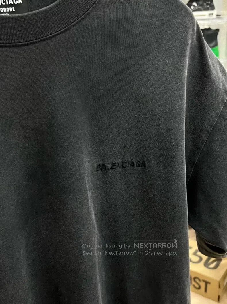 Balenciaga Balenciaga Water-washed grey short-sleeve, size L Size US L / EU 52-54 / 3 - 2 Thumbnail