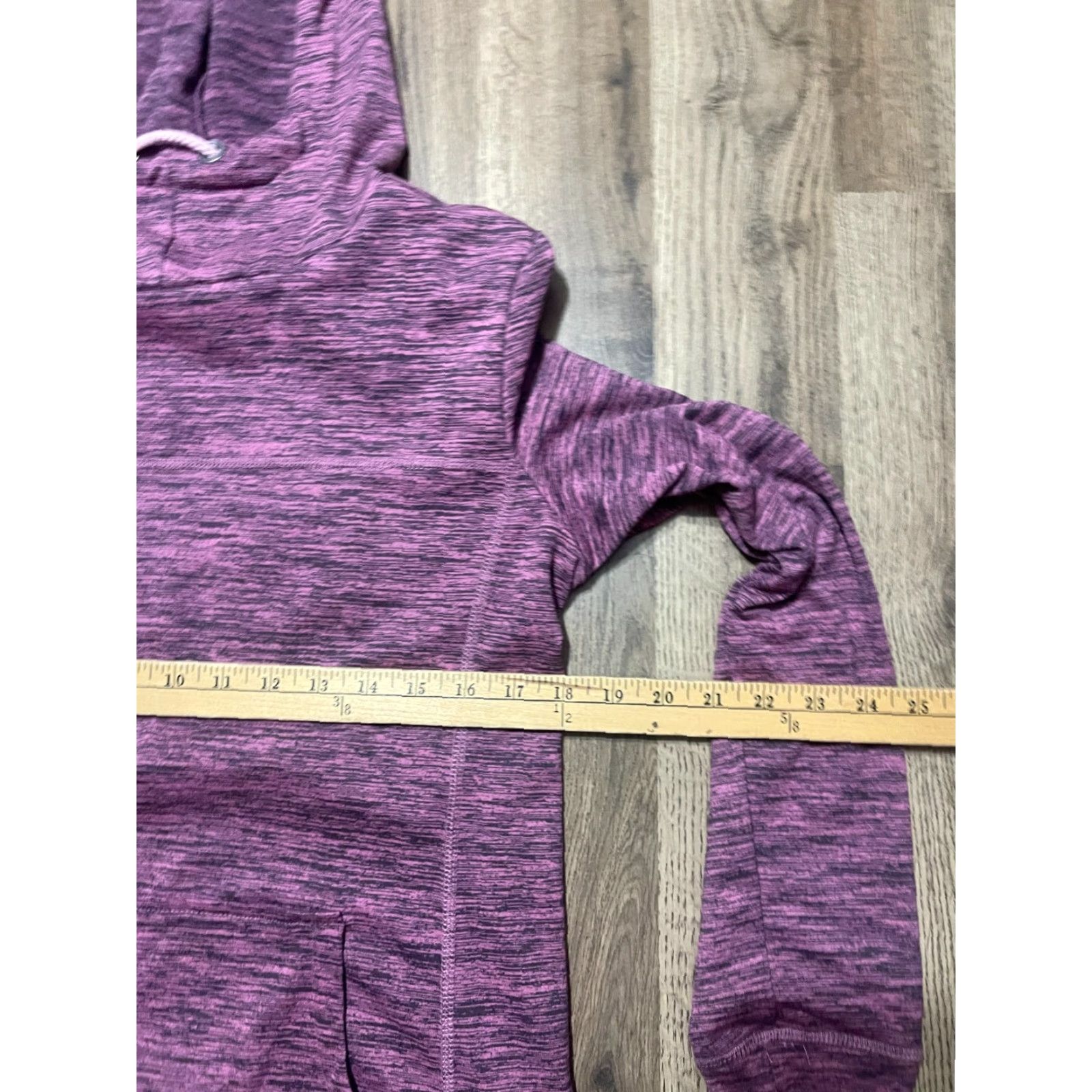 Vintage Crane Hoodie Women S Purple Long Sleeve Pullover Size S / US 4 / IT 40 - 5 Thumbnail