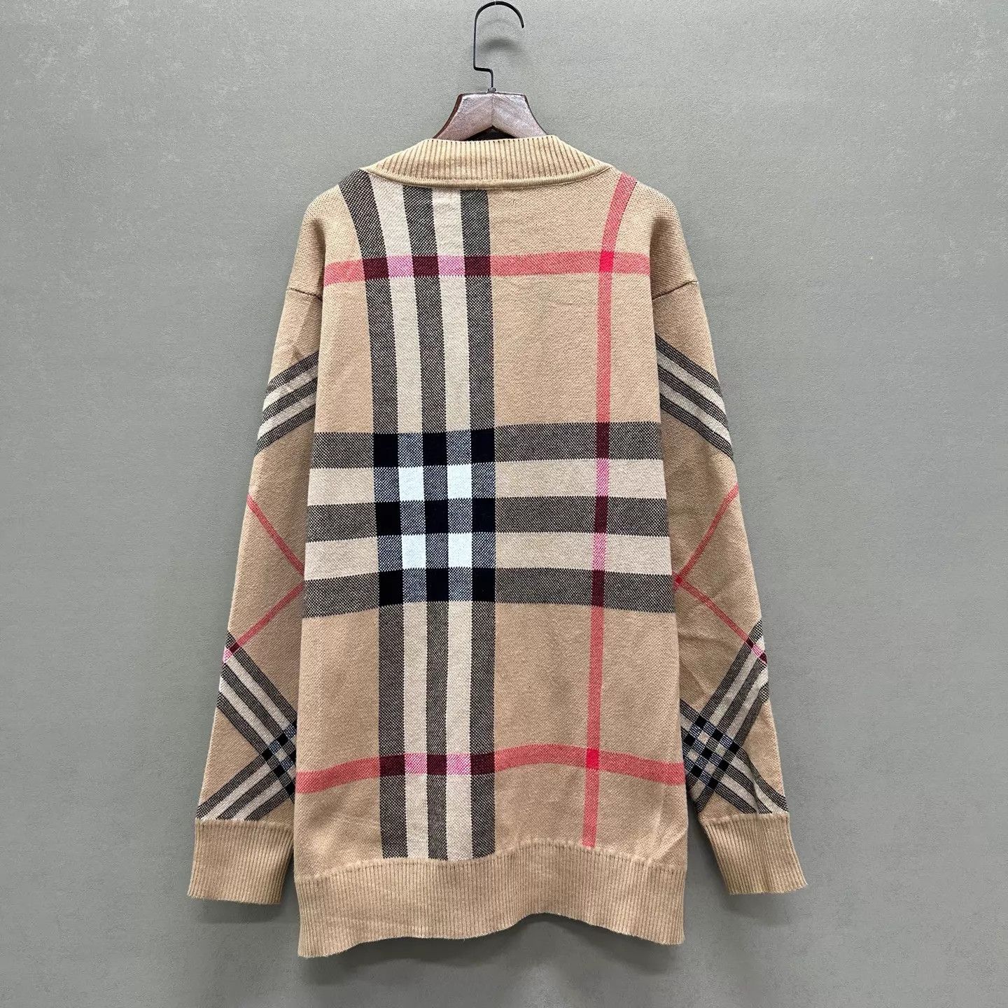 Burberry Burberry 99 New Classic Check Knit Cardigan L Size L / US 10 / IT 46 - 2 Thumbnail