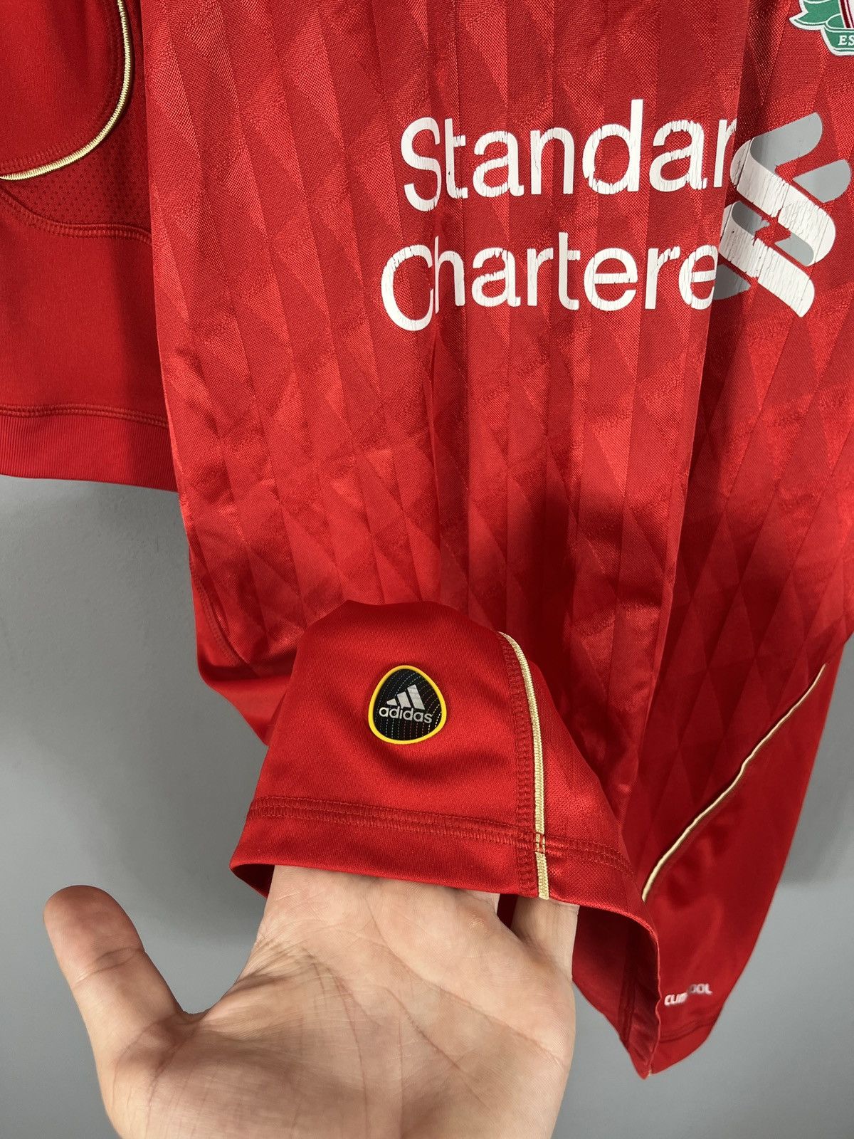 Adidas Liverpool FC Adidas 2010/11 Home Y2k Football Shirt Size US L / EU 52-54 / 3 - 3 Thumbnail