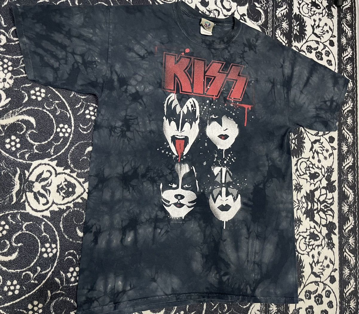 KISS Y2K KISS 2013 TYE DIE SHIRT RARE DESIGN Size US L / EU 52-54 / 3 - 4 Thumbnail
