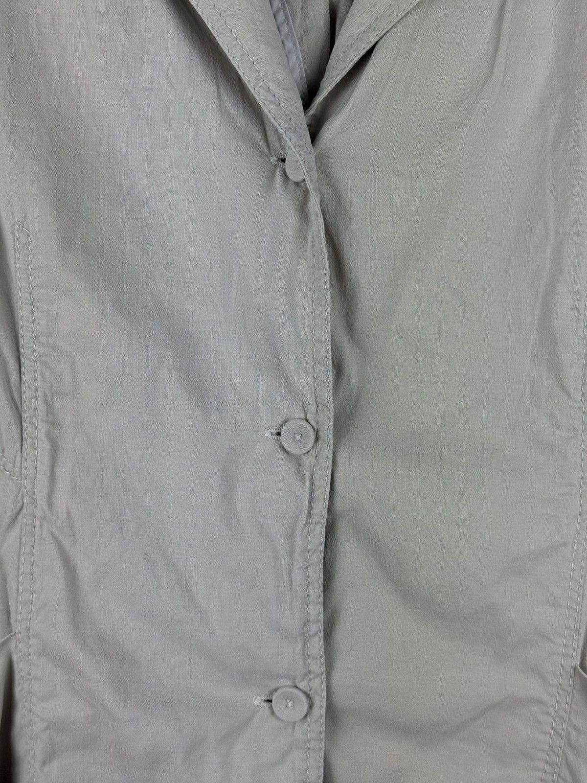 Annette Gortz Annette Gortz Lagenlook Linen Cotton Blazer Jacket Size L / US 10 / IT 46 - 8 Thumbnail