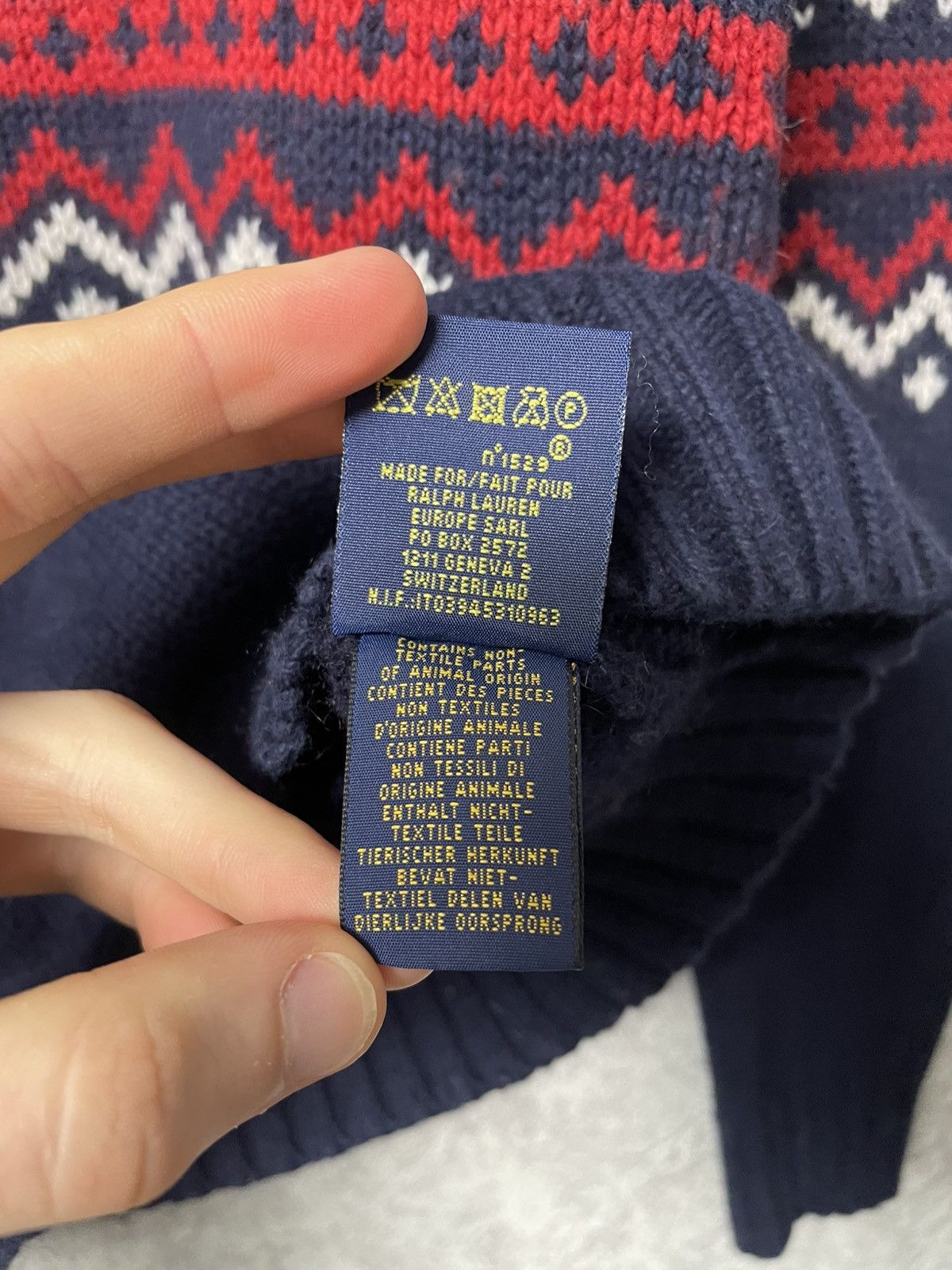 Polo Ralph Lauren Vintage Polo Ralph Lauren Snowflake Reindeer Sweater USA Size US S / EU 44-46 / 1 - 12 Thumbnail