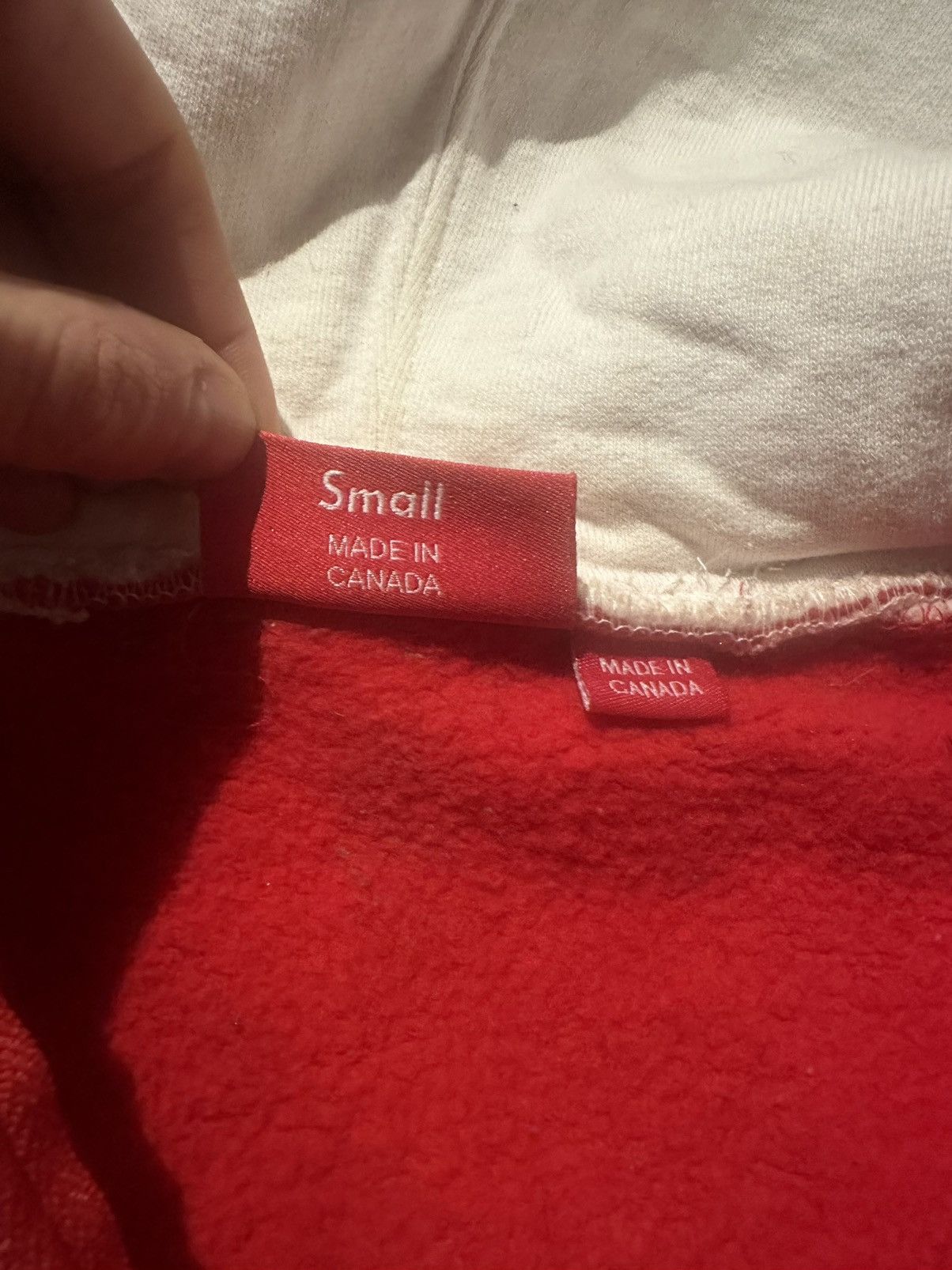 Supreme Supreme Large Logo Sleeve Zip Up Hoodie Size US M / EU 48-50 / 2 - 9 Thumbnail