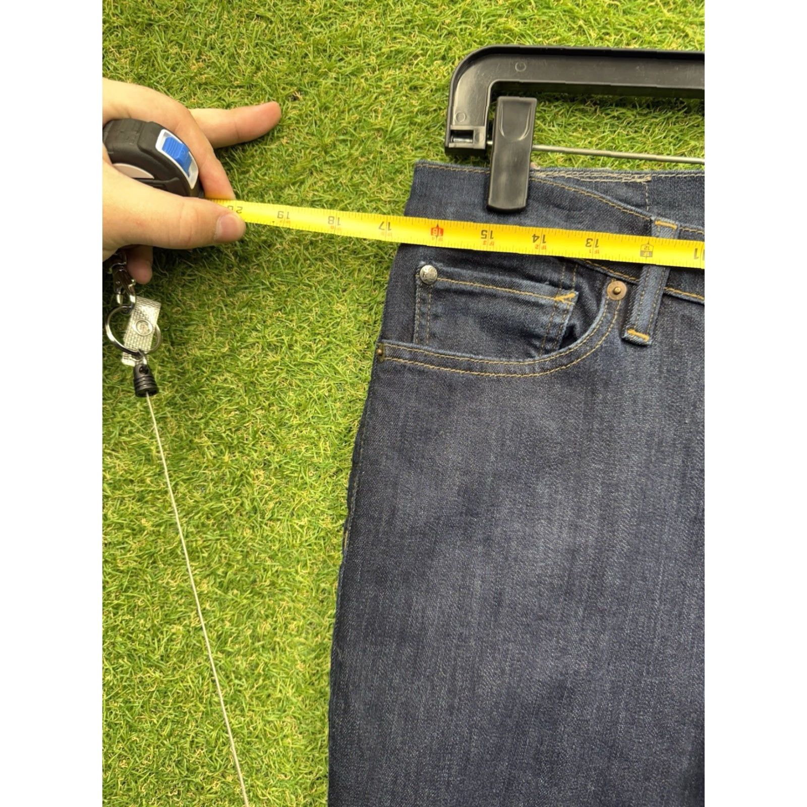 Polo Ralph Lauren Polo Jeans RL Classic Fit Straight Leg Dark Denim Company Jeans Womens 31x32 Size 24" / US 00 / IT 34 - 4 Thumbnail