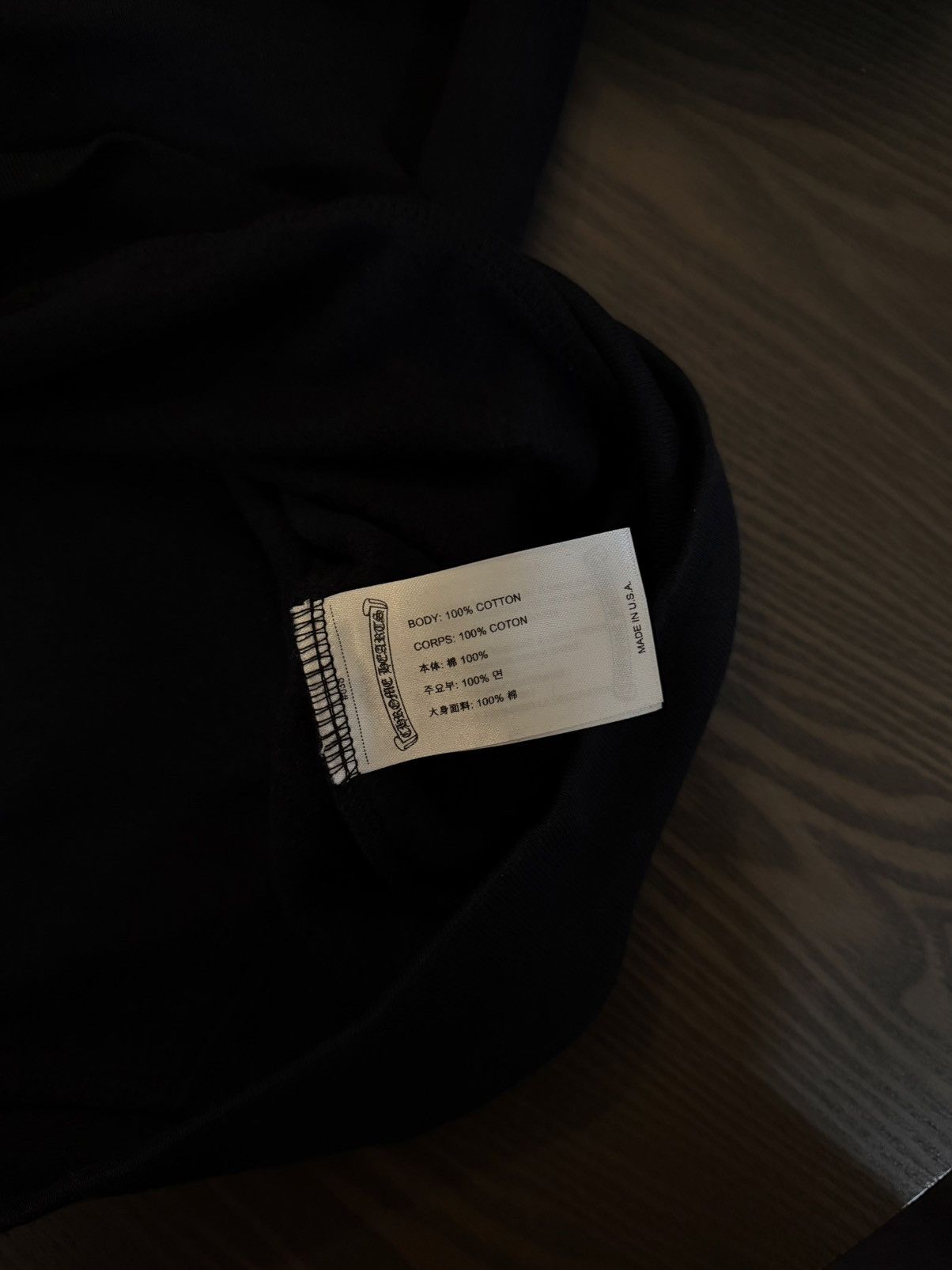 Chrome Hearts Chrome Hearts Scroll Logo Hoodie Black / White Size US M / EU 48-50 / 2 - 12 Thumbnail