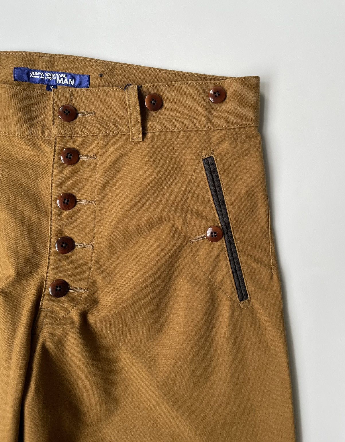 Comme des Garcons A/W 09 Tan Cotton Work Trousers Size US 32 / EU 48 - 7 Thumbnail