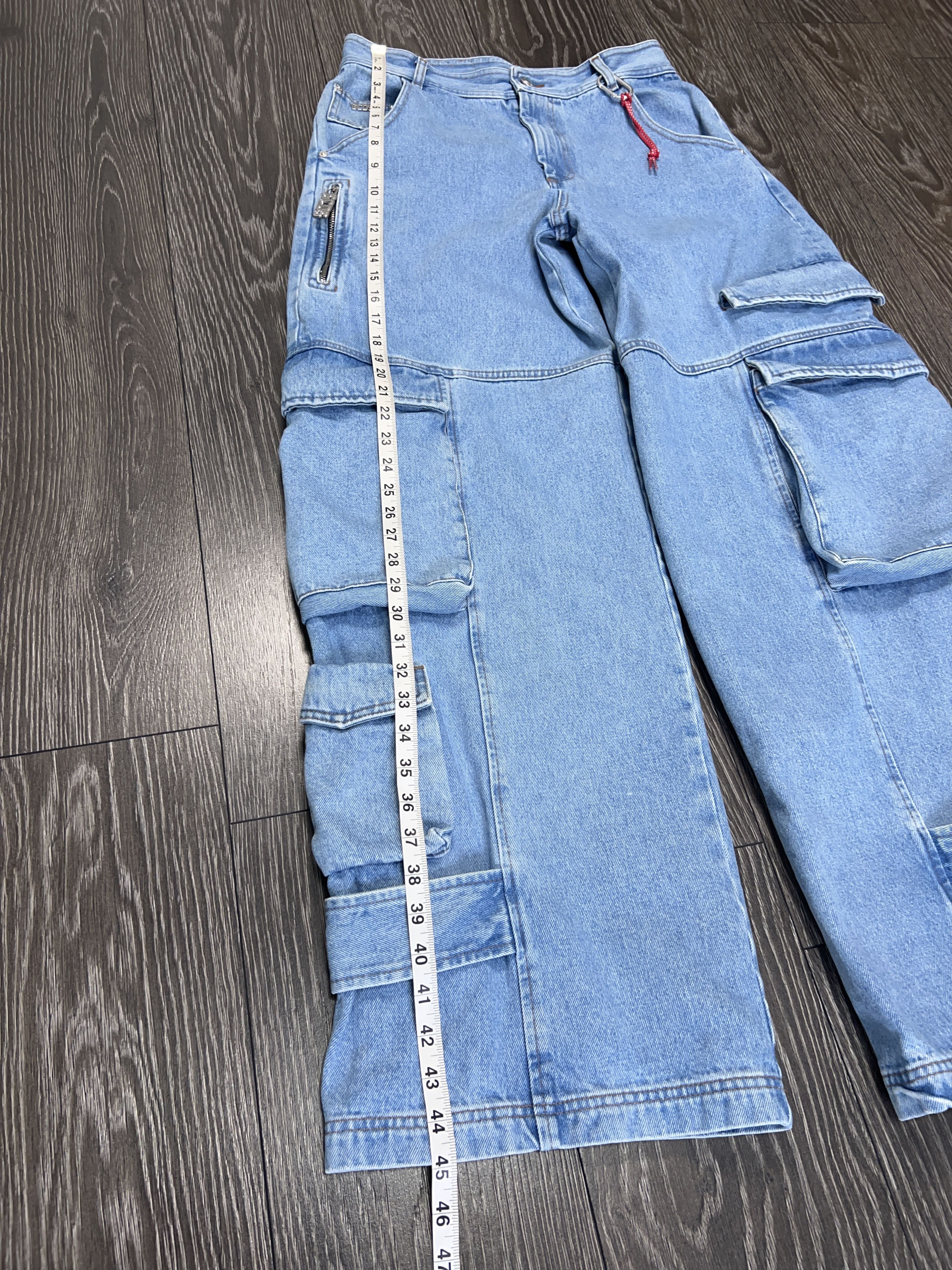 GCDS Ultracargo Denim Multipocket Pants Jeans Wide Leg Size 33 Size US 33 - 16 Thumbnail