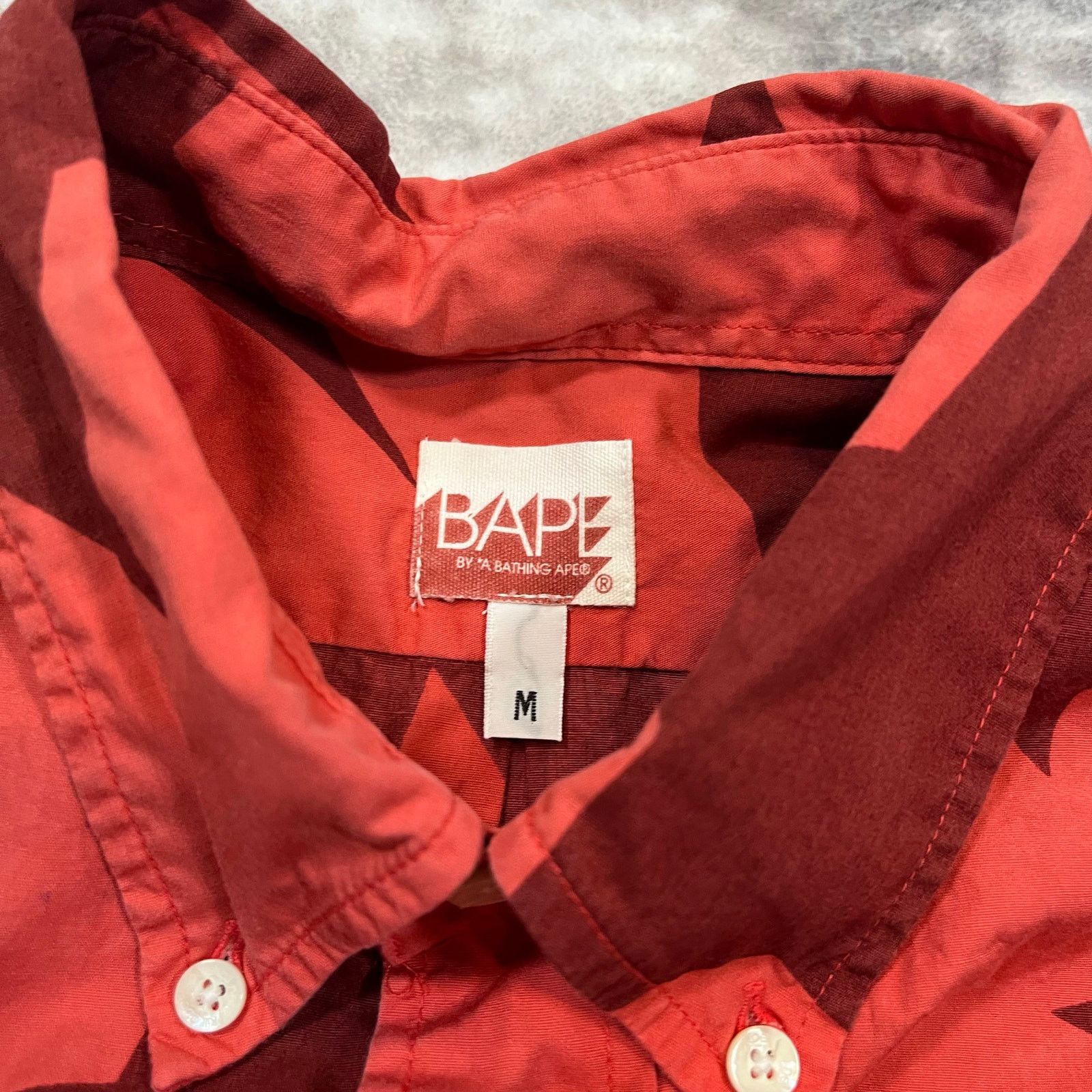Bape × Nigo Authentic Bape 2000's All Over Sta Print Button Up Shirt M Size US M / EU 48-50 / 2 - 4 Thumbnail