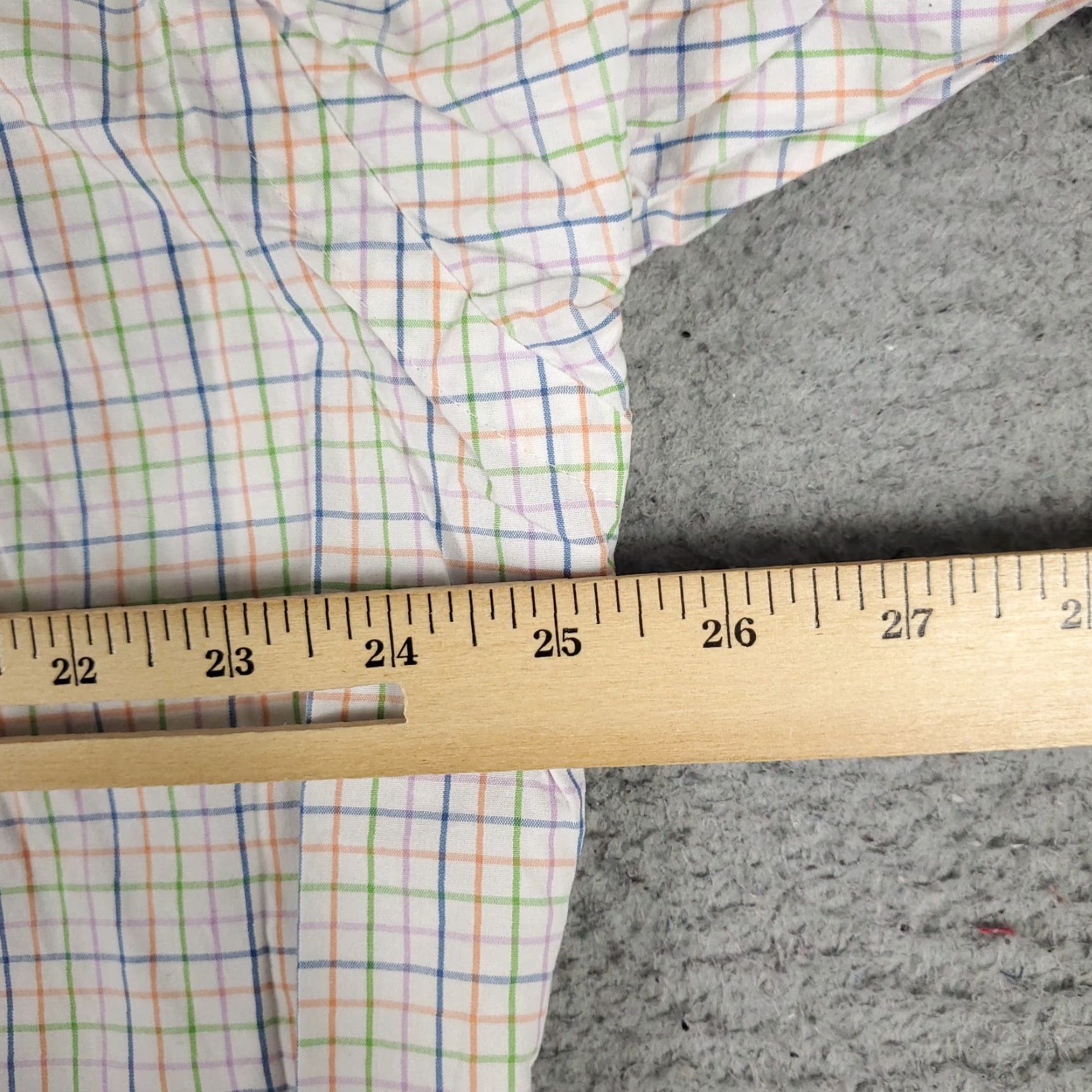 Ralph Lauren Ralph Lauren Dress Shirt Mens 16.5 Multicolor Long Sleeve Button-Down Cotton Classic American Mens Size 42R - 5 Thumbnail