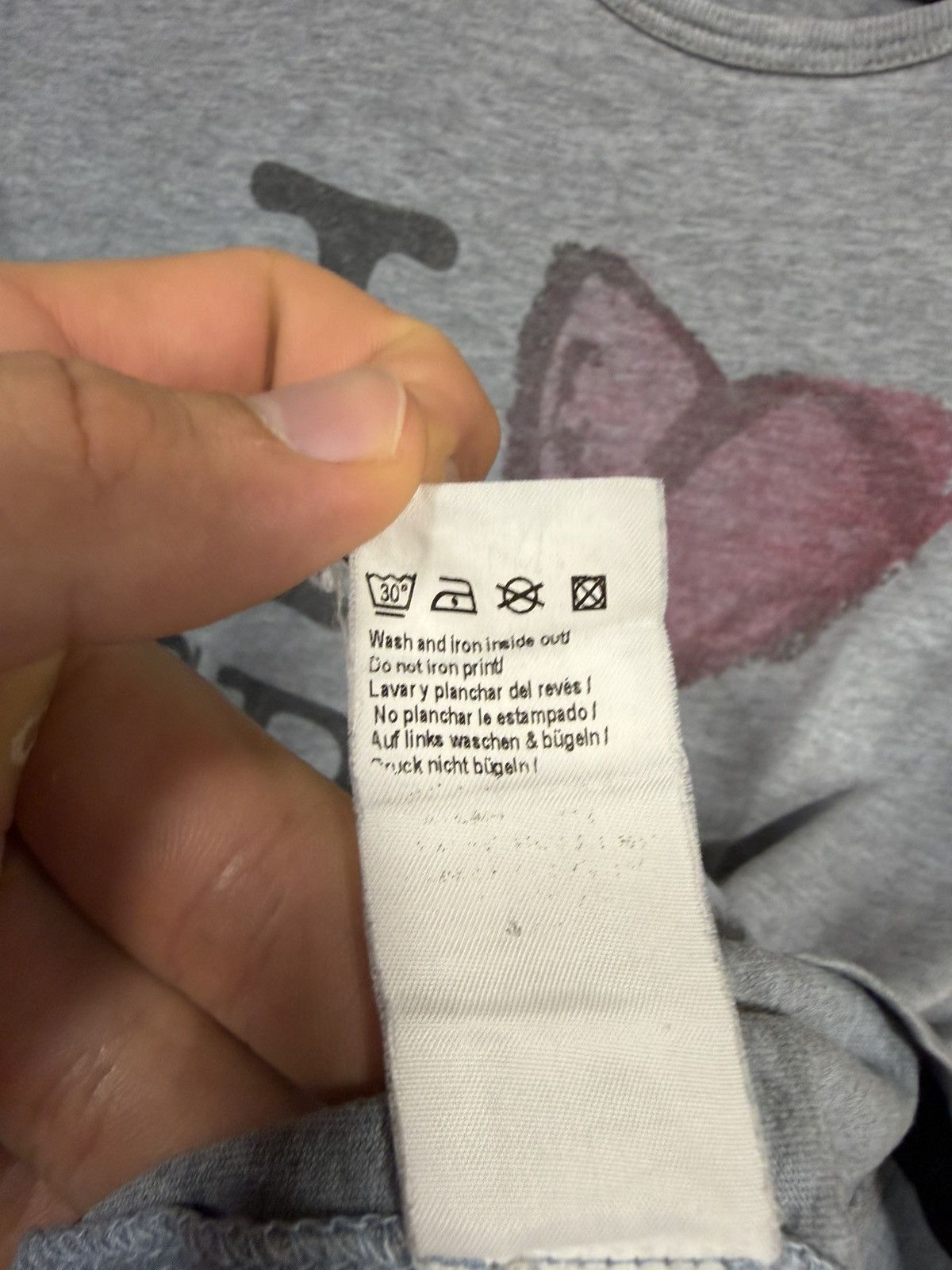 Vivienne Westwood Vivienne Westwood Anglomania Grey Light Blue I Love Crap tee Size US S / EU 44-46 / 1 - 6 Thumbnail