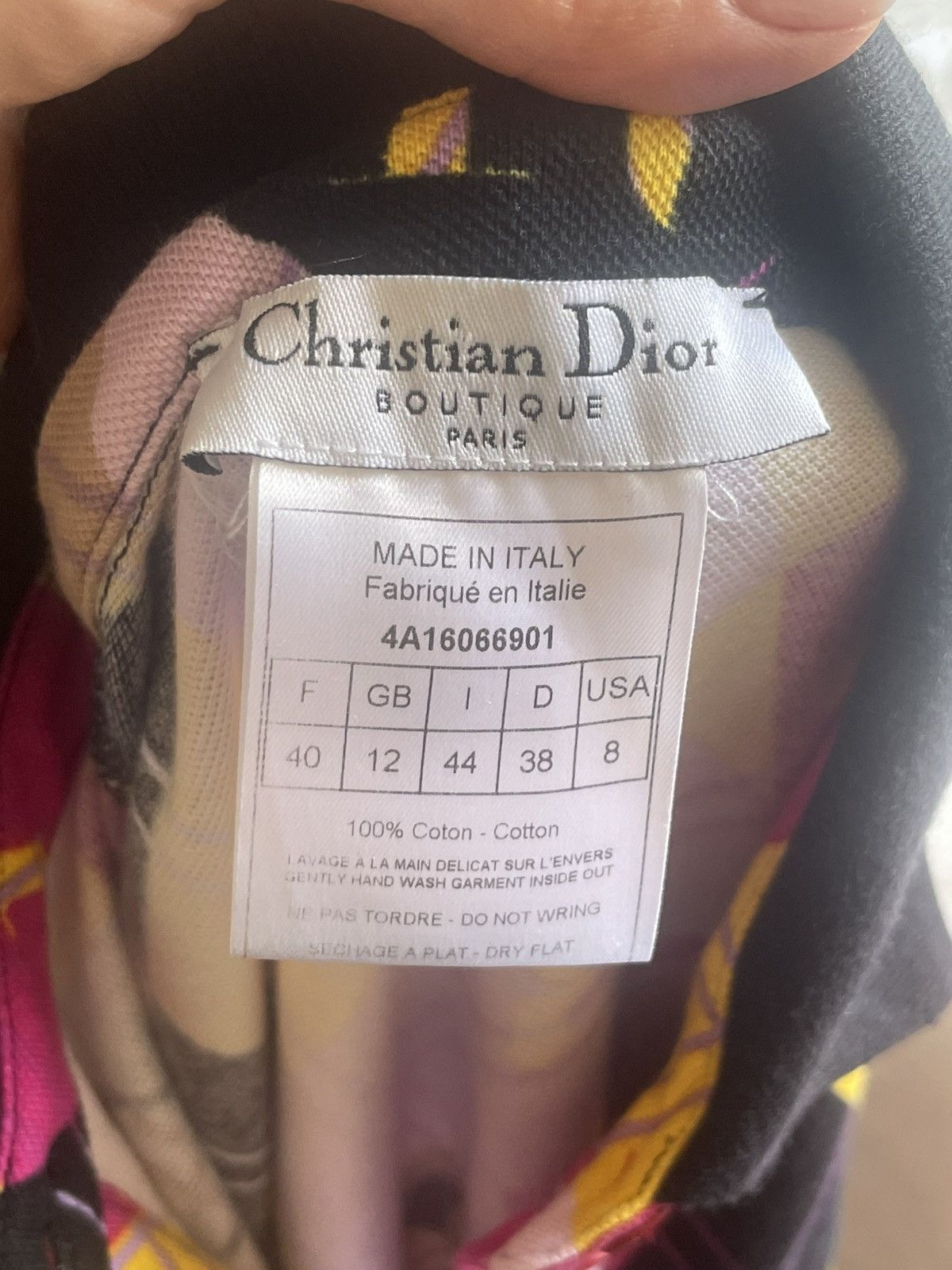 Dior CHRISTIAN DIOR POLO DRESS VINTAGE ARGYLE Size M / US 6-8 / IT 42-44 - 8 Thumbnail