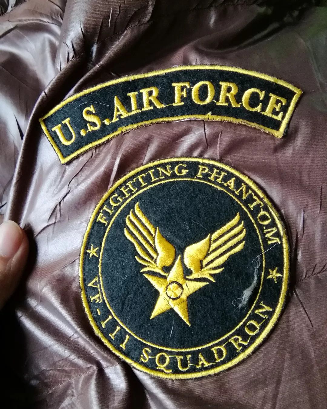 GOA Beans House Military Faux Fur Trimmed Puffer Bomber Jacket Size US L / EU 52-54 / 3 - 5 Thumbnail