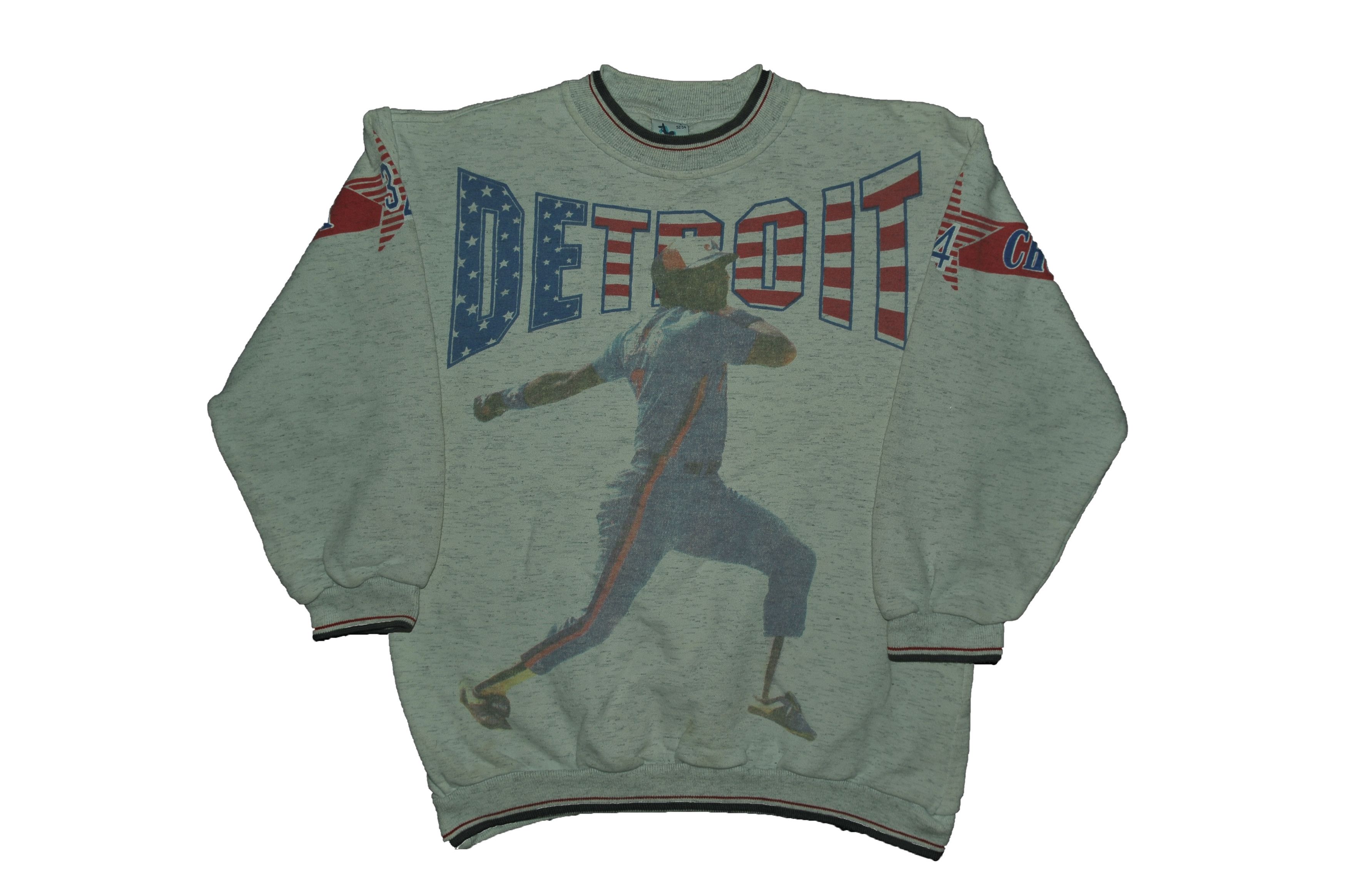 Vintage Vintage Detroit Baseball Sweatshirt Size US M / EU 48-50 / 2 - 1 Thumbnail
