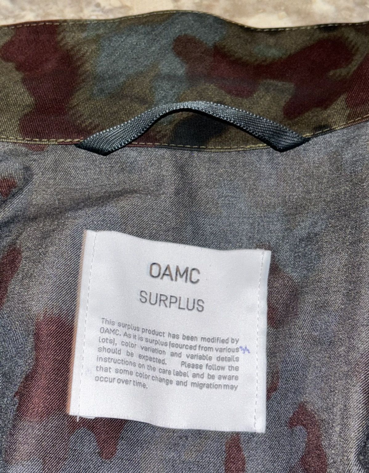 OAMC OAMC S/S 18’ Swiss Camo Open Face Military Jacket Size US L / EU 52-54 / 3 - 7 Thumbnail