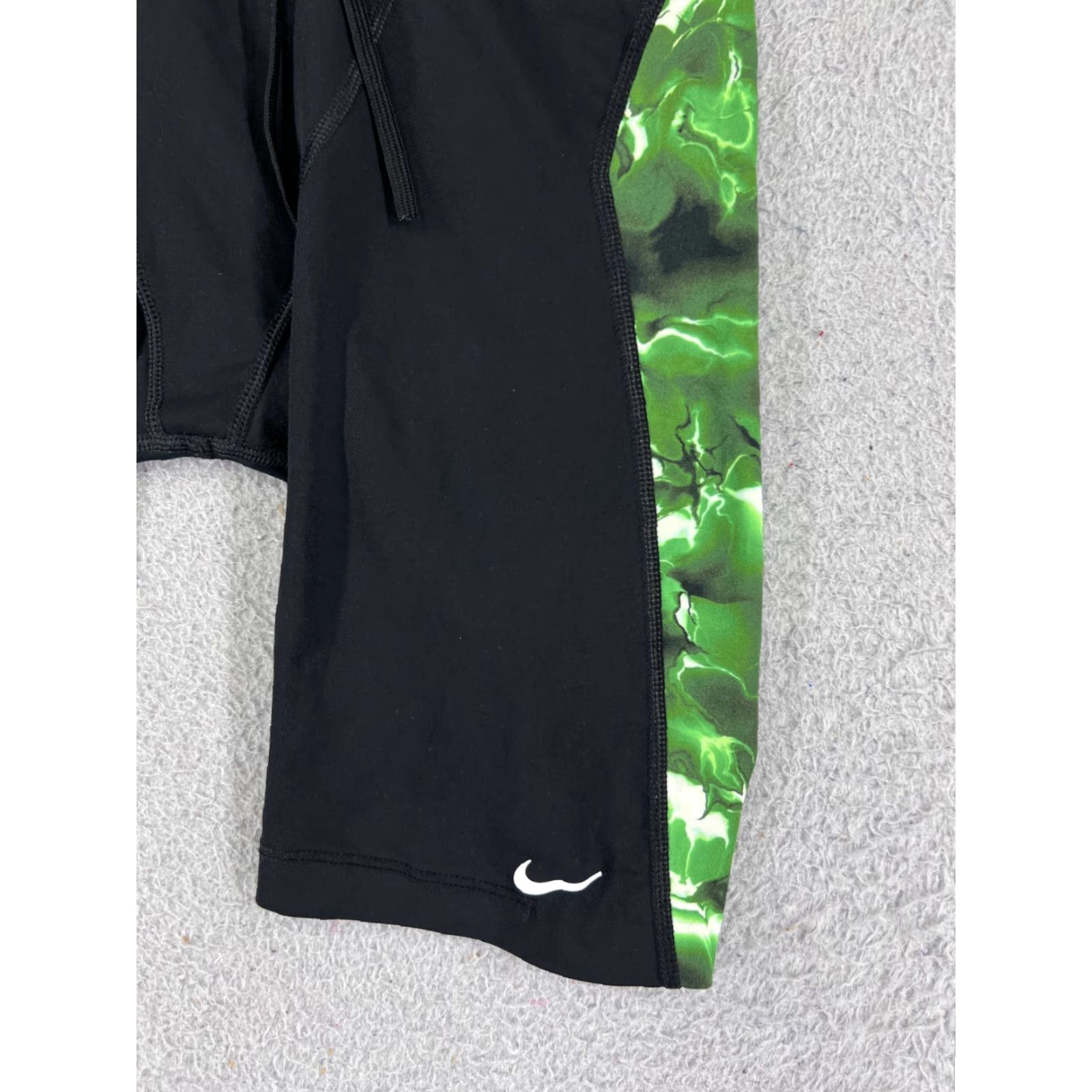 Nike Nike Shorts Bottom Adult 30 Green Jammer Spandex Blend Polyester Compression Men Regular Pool Swim Size US 30 / EU 46 - 3 Thumbnail