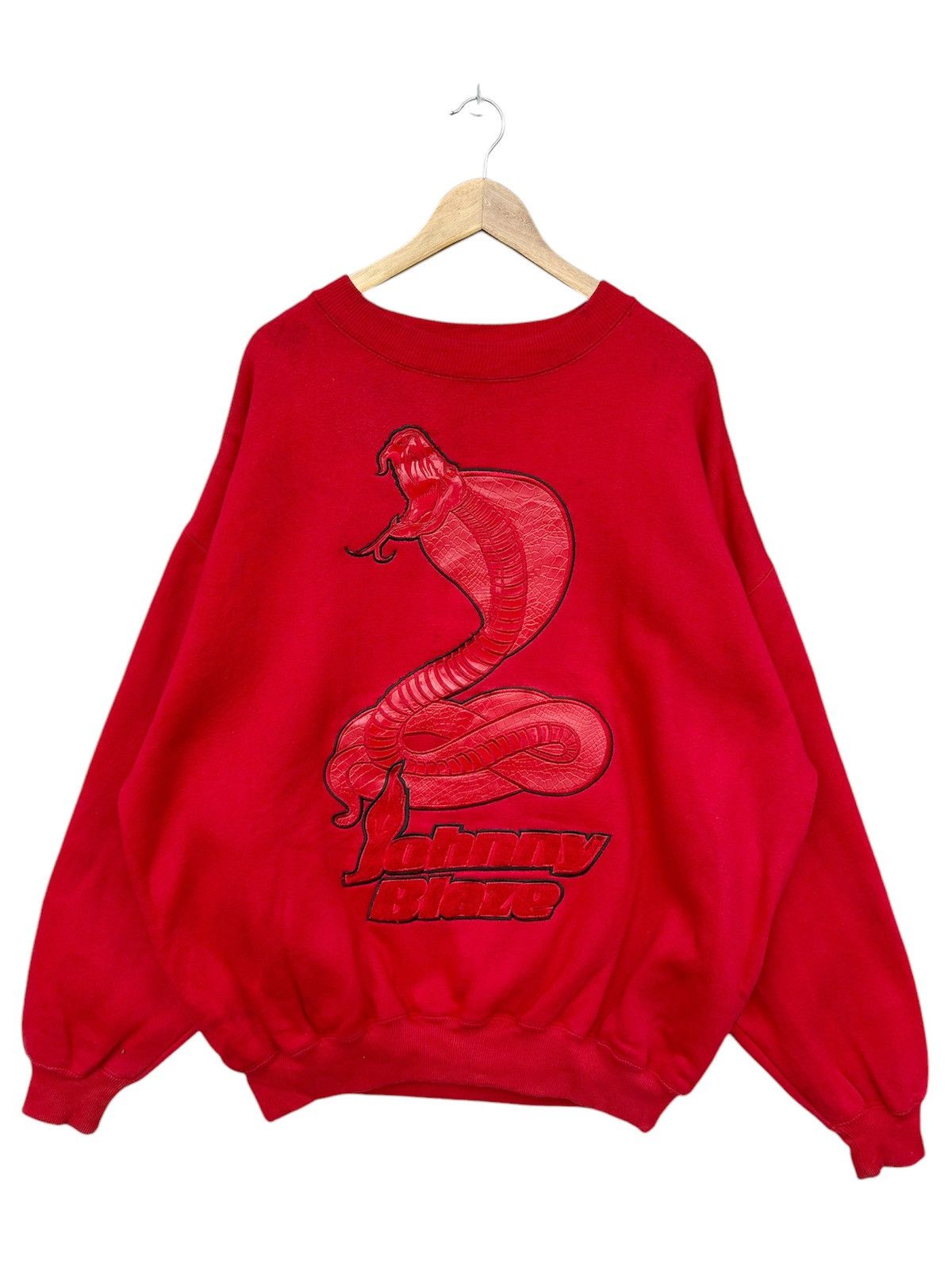 Vintage VINTAGE 90s Johnny Blazes Cobra logo crewneck sweatshirt Size US XXL / EU 58 / 5 - 1 Thumbnail