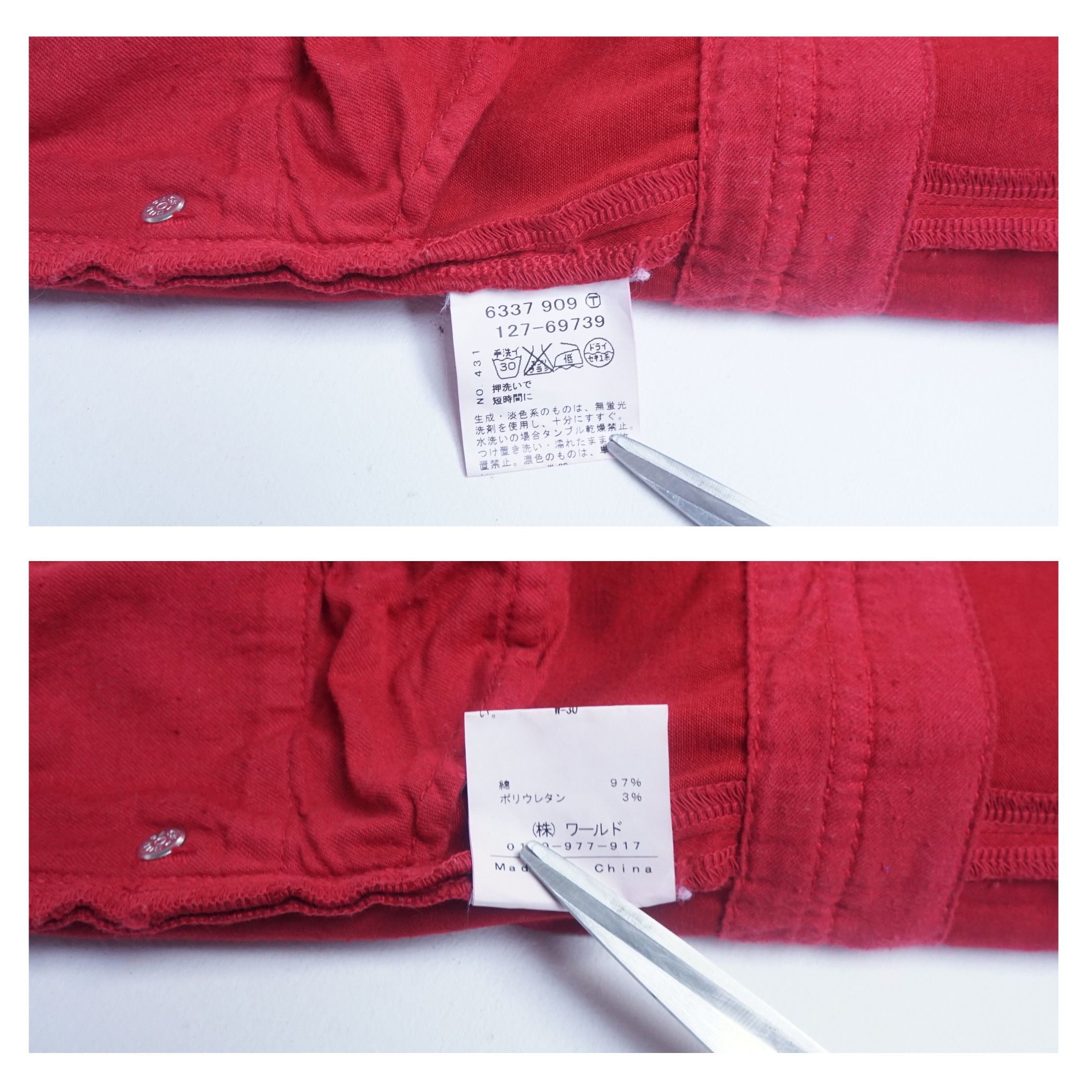 Japanese Brand INDIVI Low Rise Cargo Pants Size 32" / US 10 / IT 46 - 5 Thumbnail