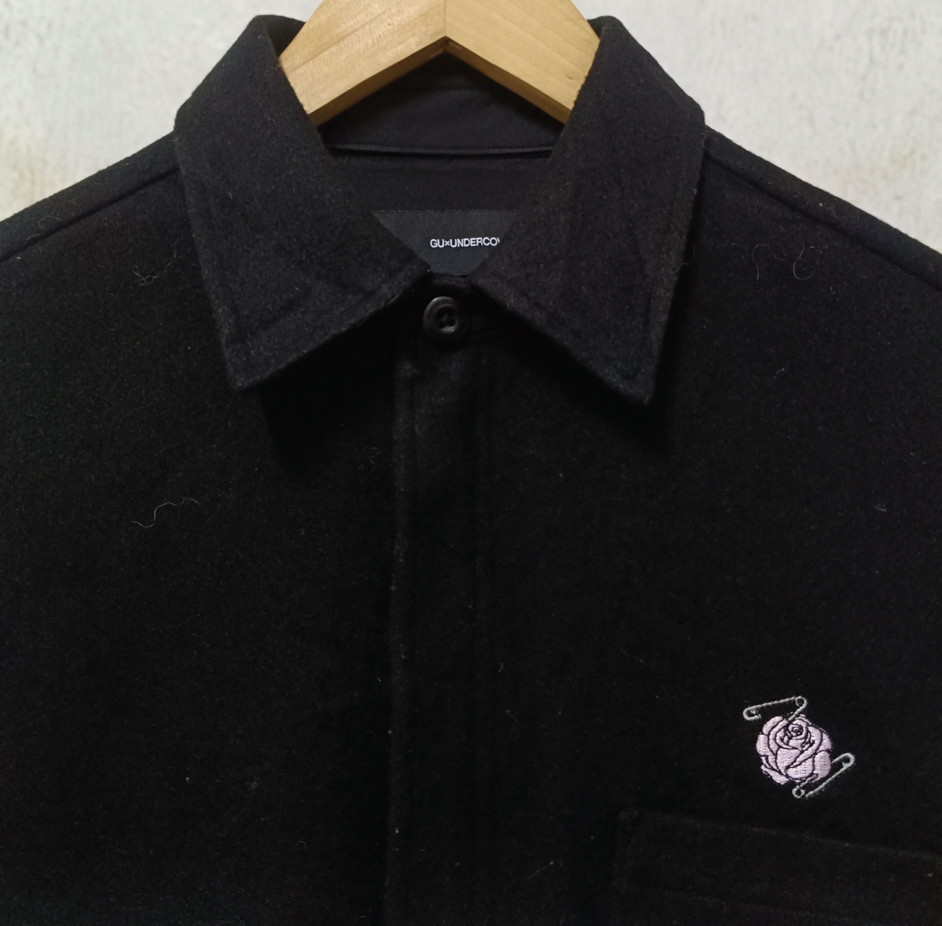 Undercover Uniqlo GU x Undercover Knit Melton Long Shirt Size US M / EU 48-50 / 2 - 2 Thumbnail
