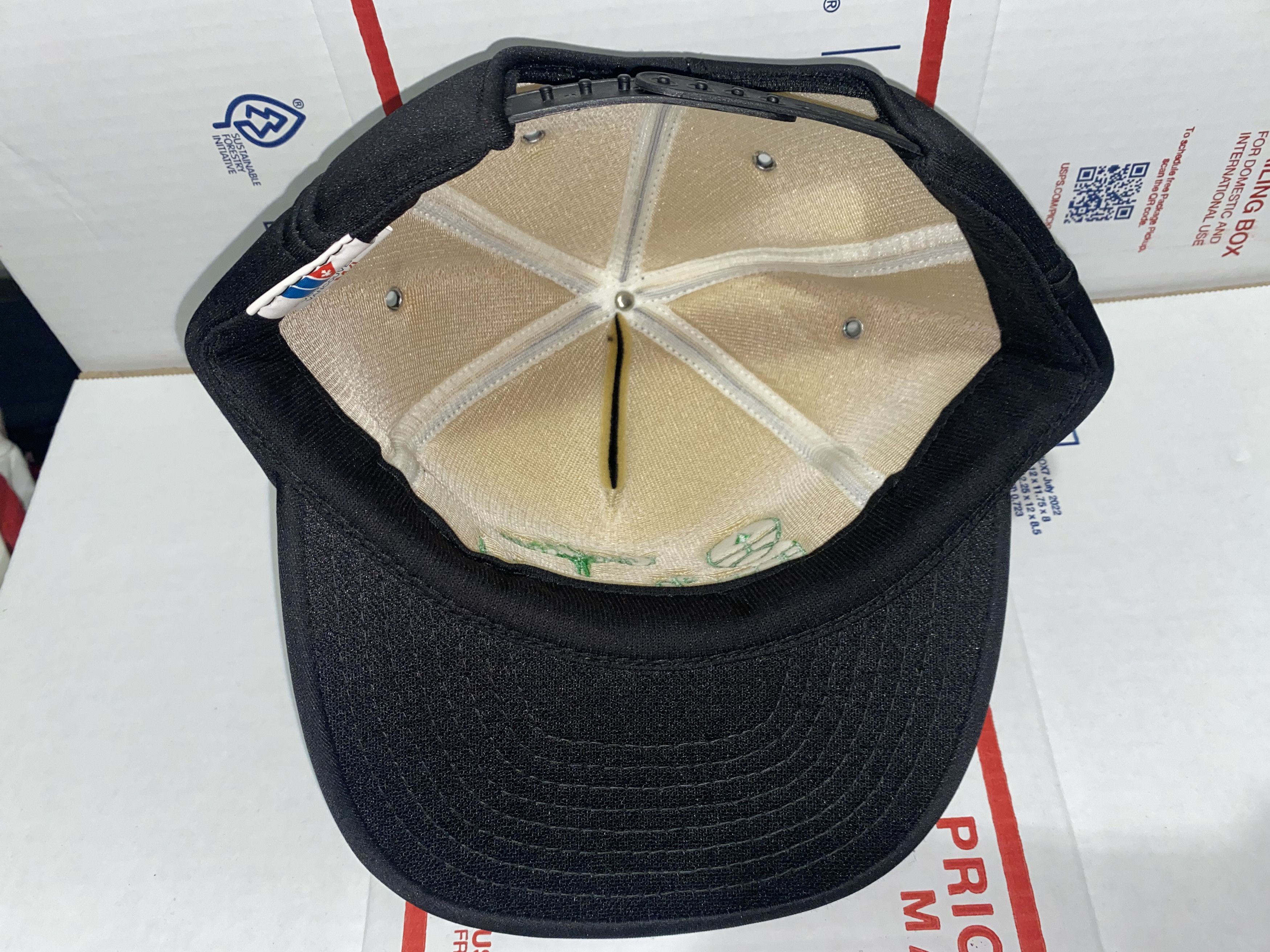 Wilson BCFP Crofton Newsprint vintage Trucker foam Snapback Hat Cap Size ONE SIZE - 3 Thumbnail