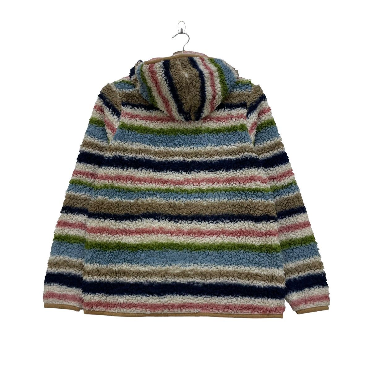45rpm × Japanese Brand × Umii 908 Japanese Brand Chaca Stripe Rainbow Hooded Jacket Size M / US 6-8 / IT 42-44 - 2 Thumbnail