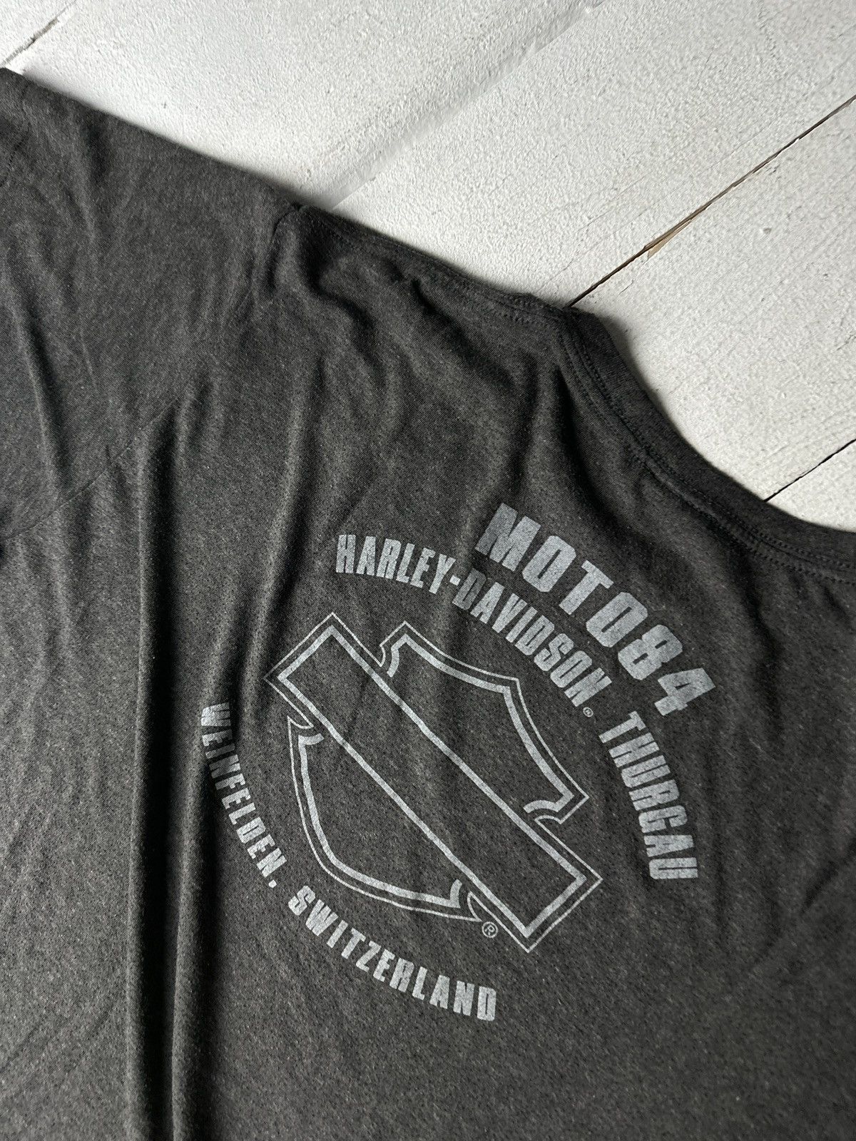 Harley Davidson 84’🚨VNTG HARLEY DAVIDSON 00s MEN TEE RARE BIG LOGO FADED Size US L / EU 52-54 / 3 - 13 Thumbnail