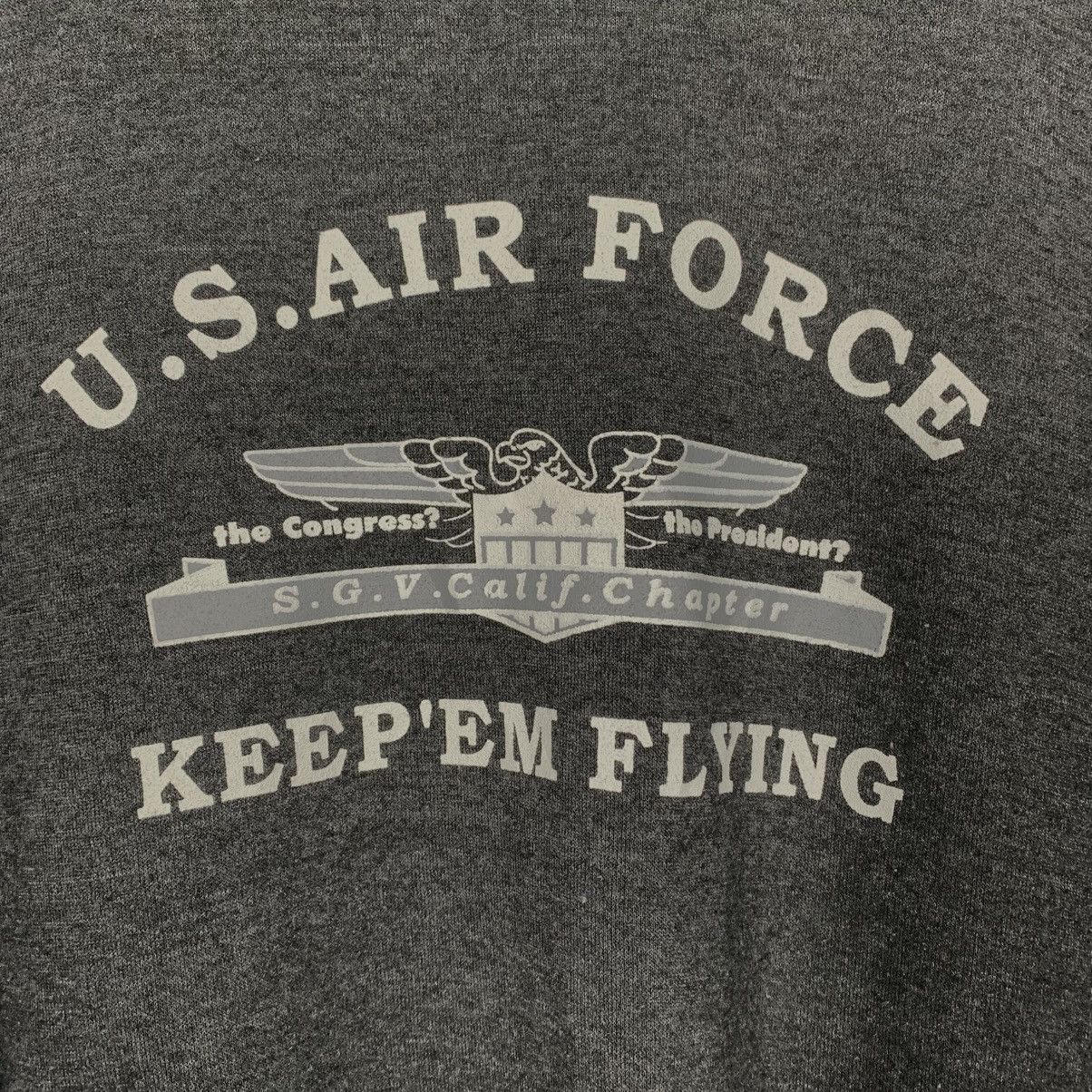 Japanese Brand US Air Force Crewneck Sweatshirt Size US L / EU 52-54 / 3 - 10 Thumbnail