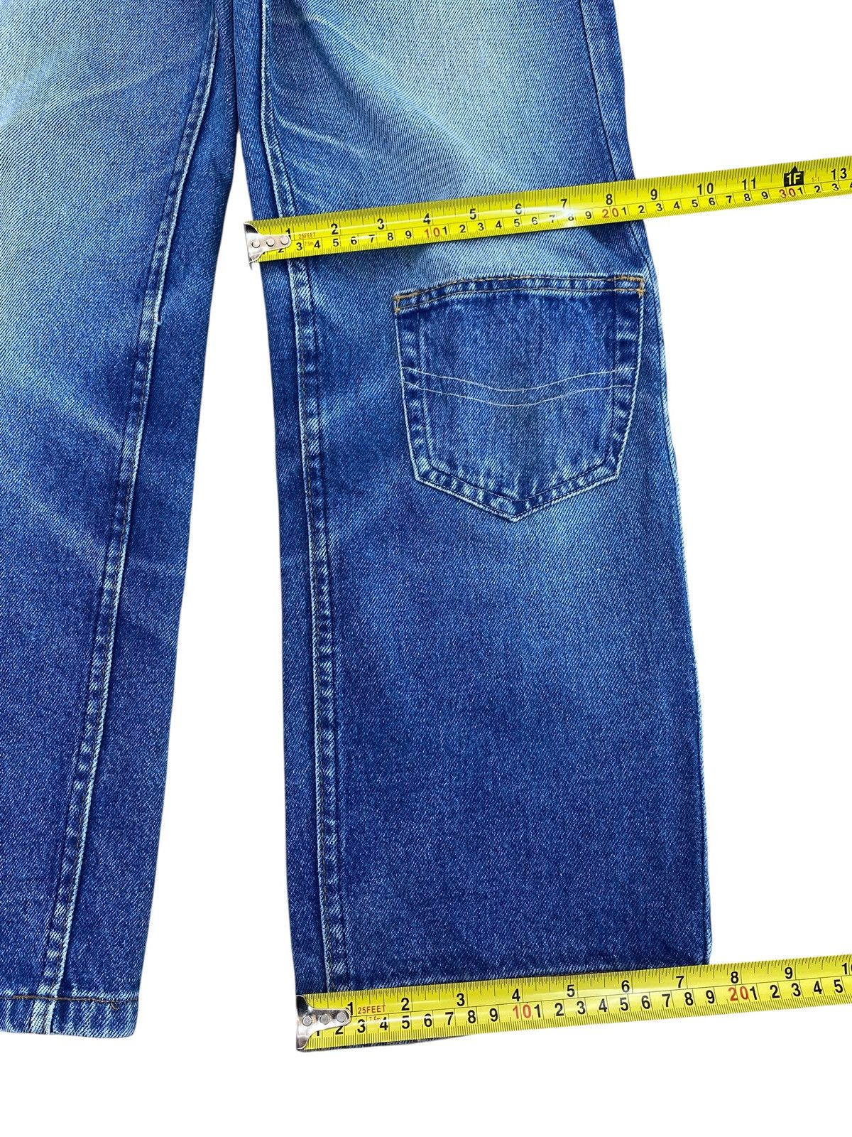Lee Vintage Lee Brand Blues Wash Patchwork Loose Jeans Size US 28 / EU 44 - 9 Thumbnail