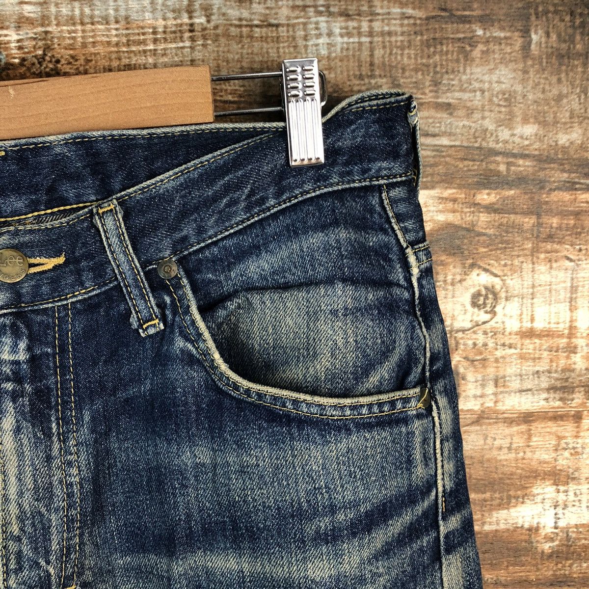 Lee DL Lee Riders Blue Distressed Denim Pants #C092 Size US 30 / EU 46 - 8 Thumbnail