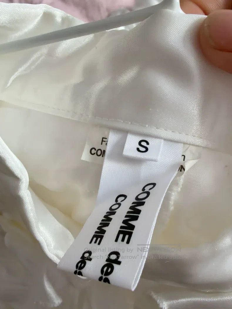 Comme des Garcons Comme des Garcons White Ruffled Jacket Size S / US 4 / IT 40 - 2 Thumbnail