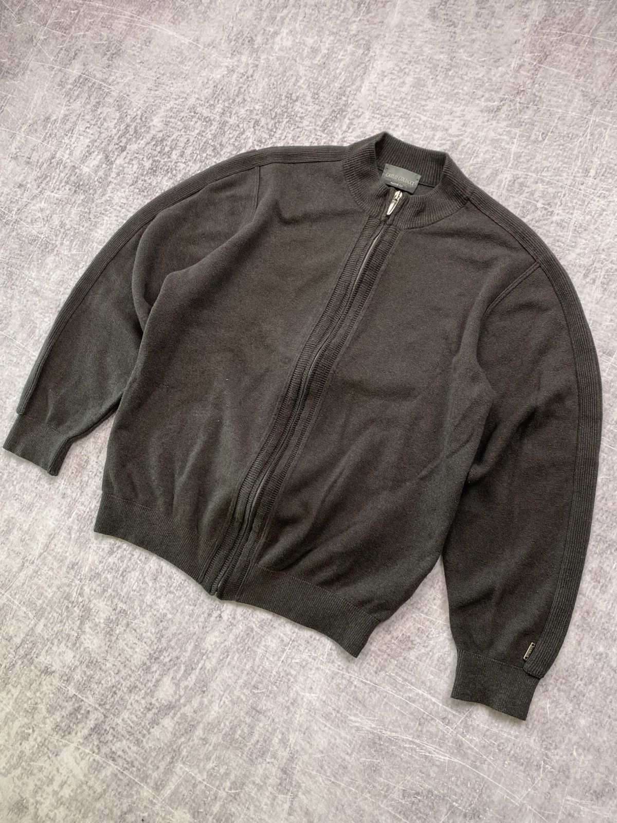 Carlo Colucci Vintage Carlo Colucci zip sweater Size US M / EU 48-50 / 2 - 2 Thumbnail