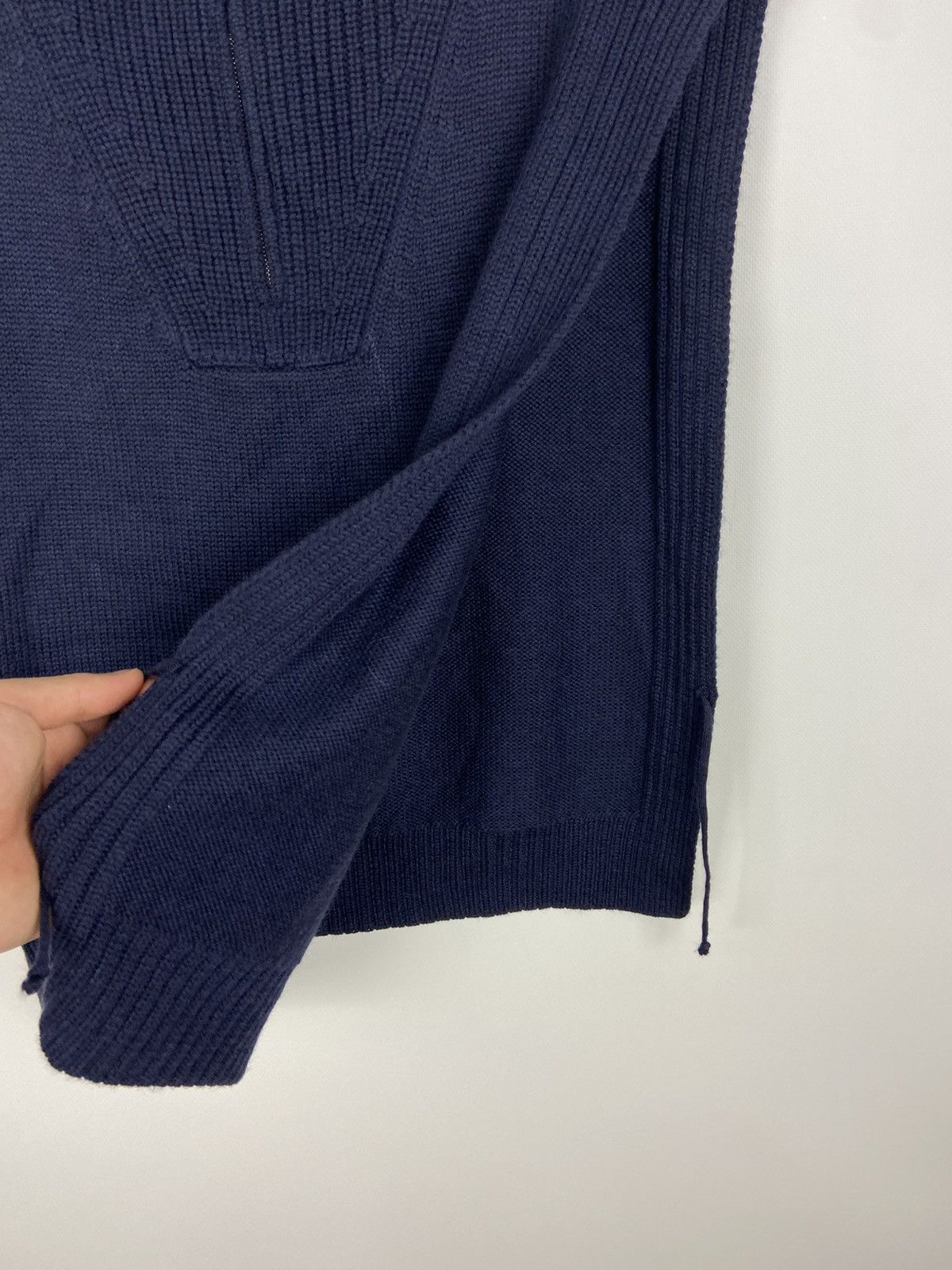 Designer × Fabiana Filippi Fabiana Filippi Sleeveless Roll-Neck Vest Blue Women’s Wool Size L / US 10 / IT 46 - 14 Thumbnail