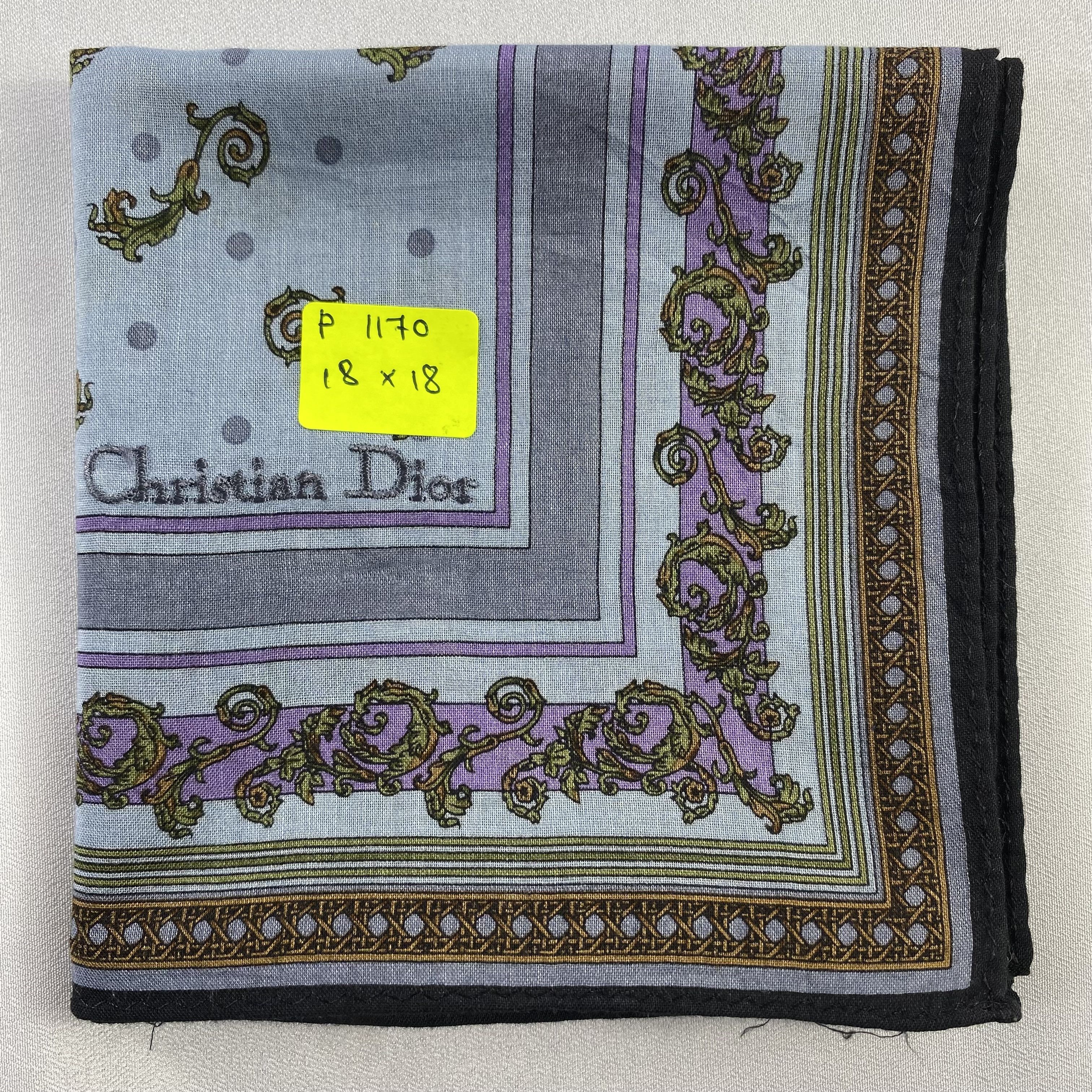 Vintage Christian Dior Monsieur Handkerchief / Neckerchief-P1170 Size ONE SIZE - 5 Thumbnail