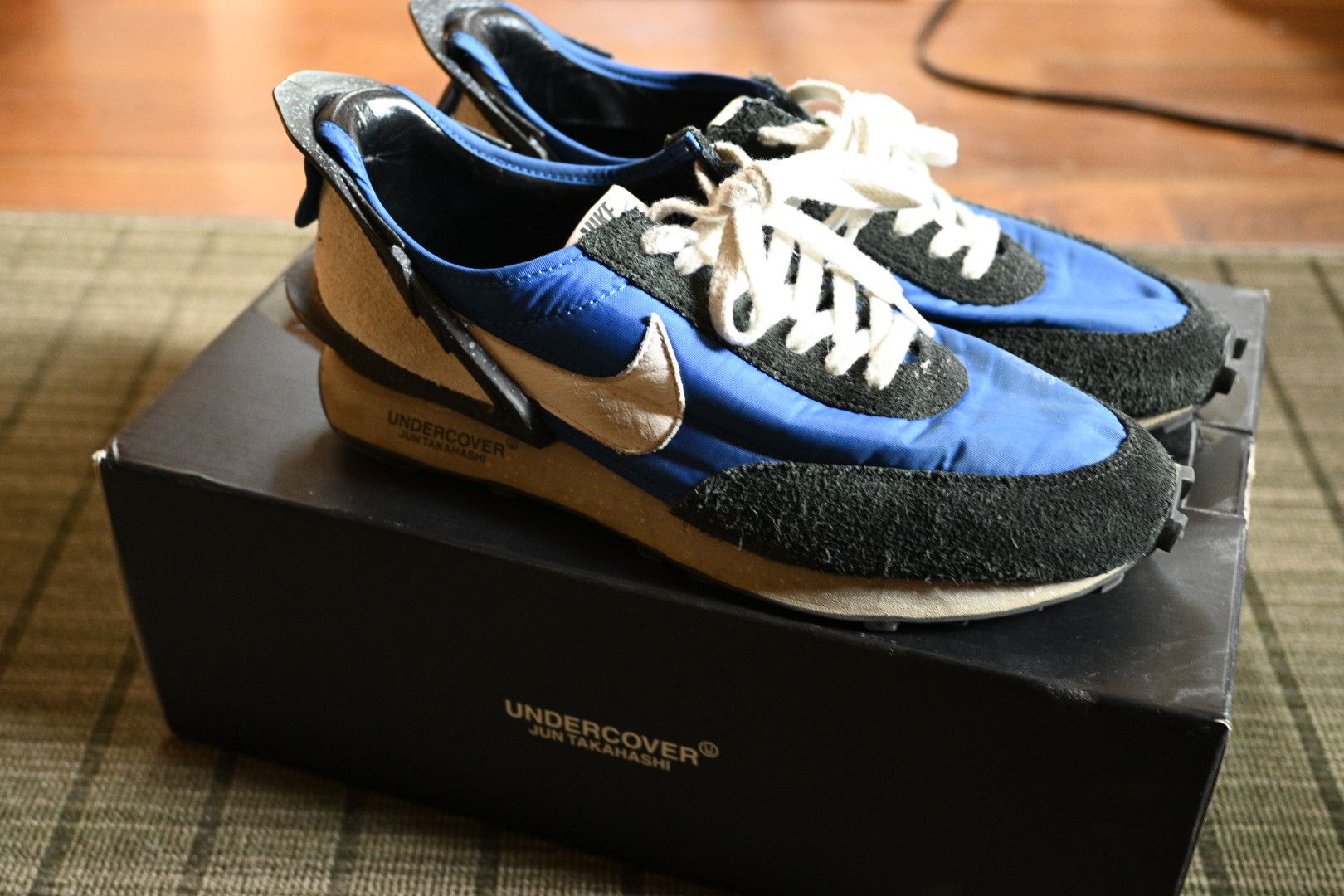image of Nike x Undercover Daybreak Shoes in Electric Blue, Men's (Size 10.5)