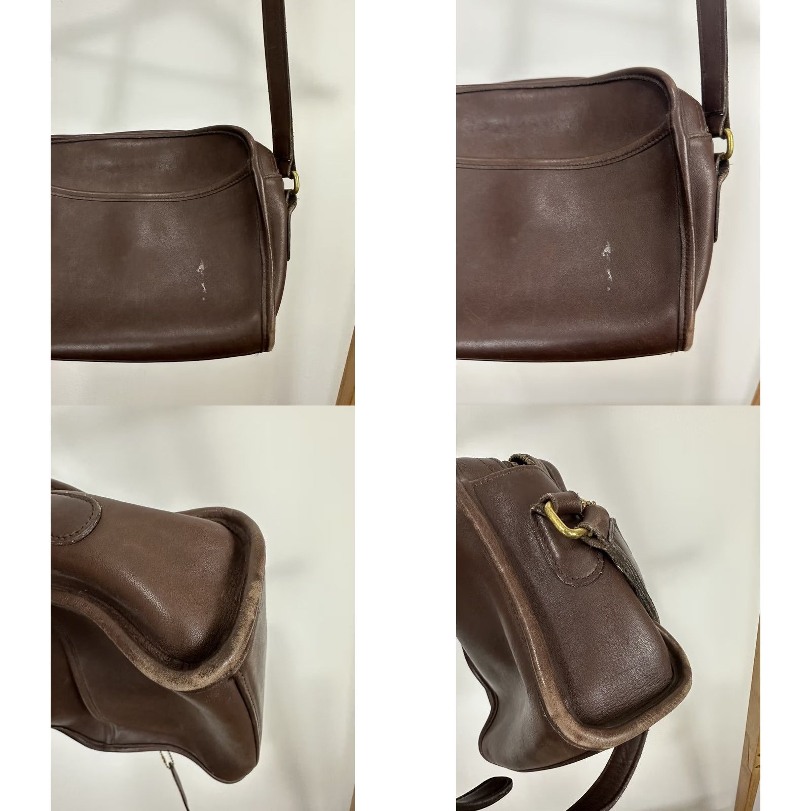 Coach VINTAGE Coach Metropolis Zip Crossbody Bag 9087 Leather Mahogany Costa Rica 1998 Womens Medium Adjustable Strap Size ONE SIZE - 8 Thumbnail