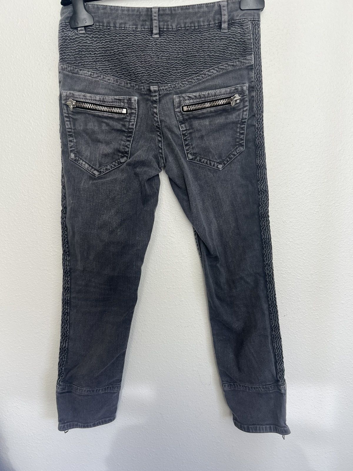 Isabel Marant Etoile Isabel Marant Etoile Pelona Biker Dark Gray Jean Grunge Edgy Size 26" / US 2 / IT 38 - 4 Thumbnail