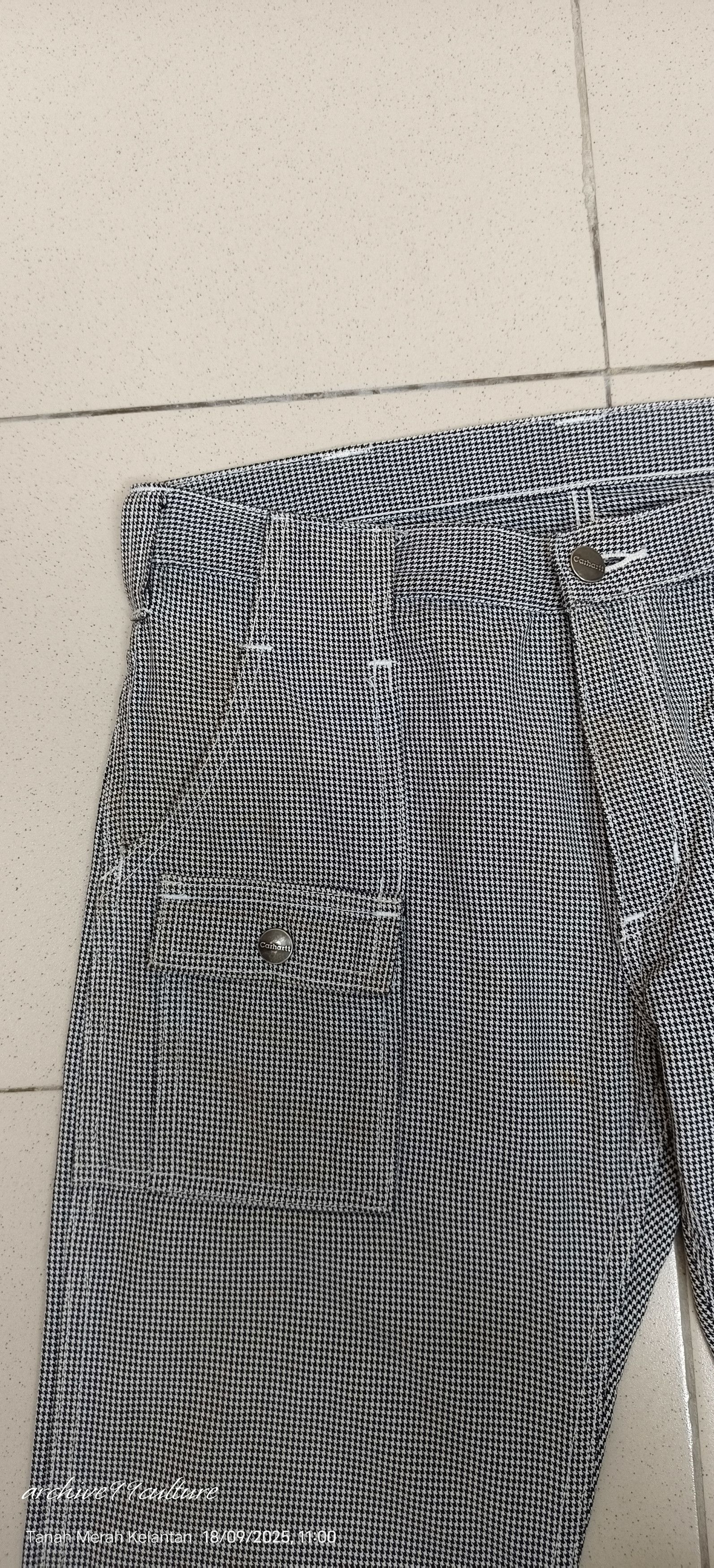 Carhartt Carhartt gingham check plaid bush pants low riseJapan Size US 30 / EU 46 - 6 Thumbnail